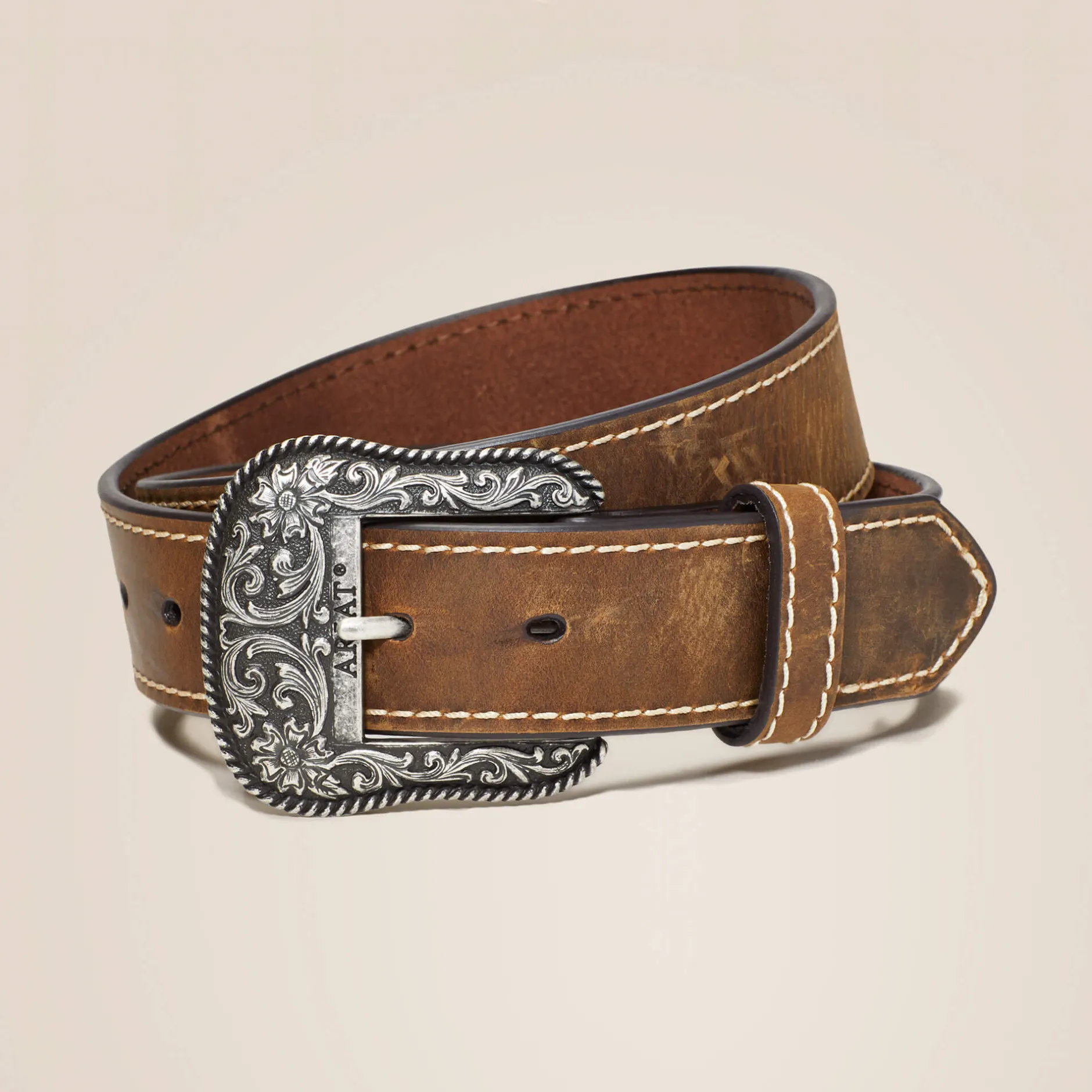 Ariat Gürtel|Gürtel*Accent Stitch Belt BROWN