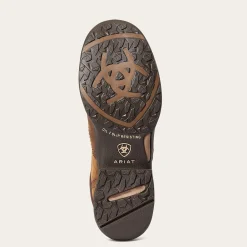 Ariat Performance Westernstiefel|Wasserdichte Schuhe*Anthem Round Toe Lacer Waterproof Boot DISTRESSED BROWN