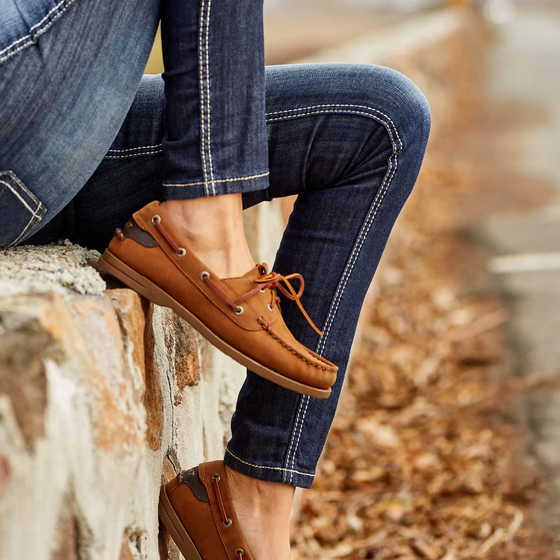 Ariat Freizeitschuhe*Antigua Boat Shoe WALNUT