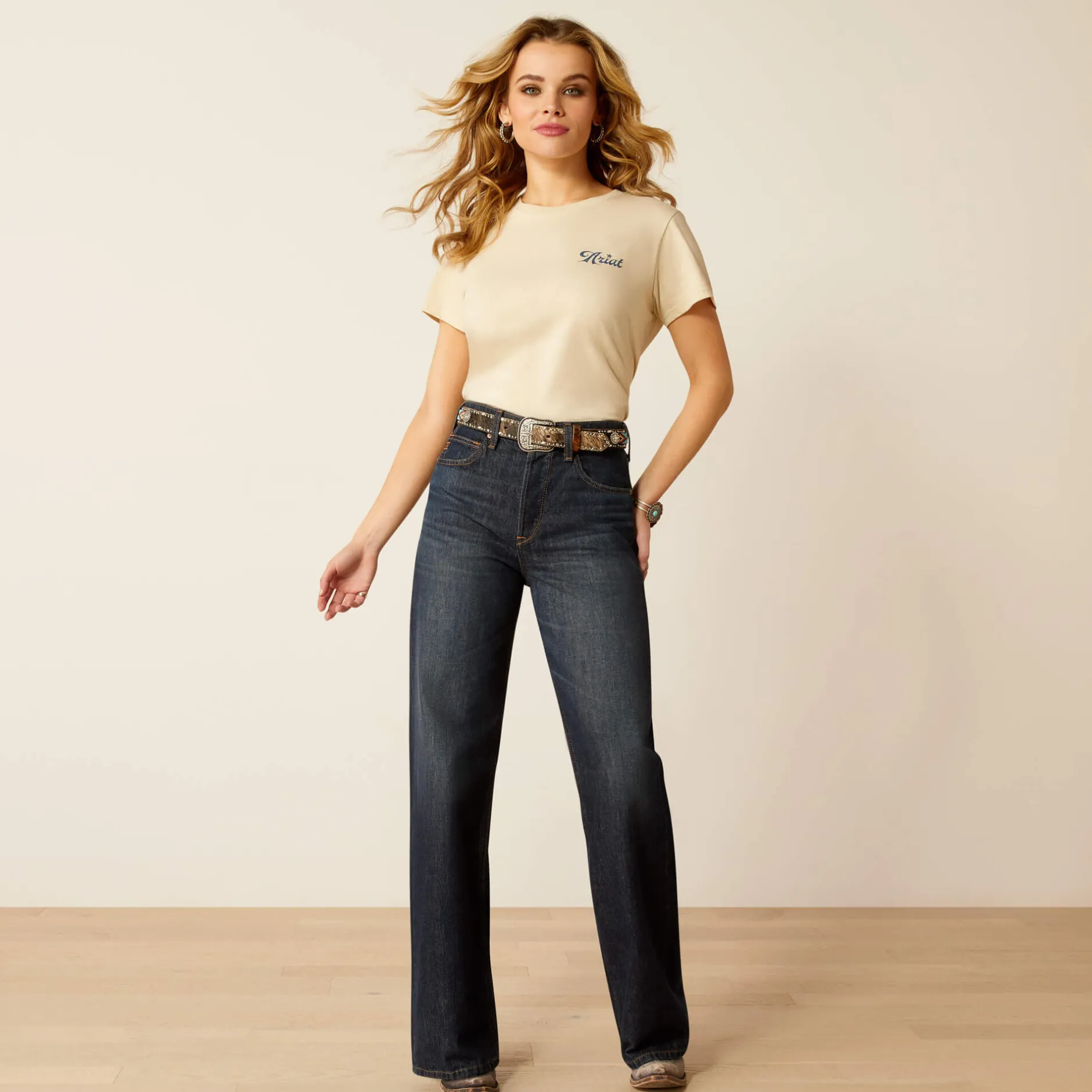 Ariat Tops & T-Shirts|Oberteile & T-Shirts*Eagle Proud T-Shirt NATURAL