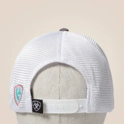 Ariat Caps|Mützen & Caps*Aztec Logo Trucker Cap GREY