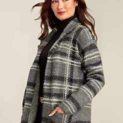 Ariat Sweatshirts & Hoodies|Strickmode & Cardigans*Ballston Cardigan CHARCOAL PLAID