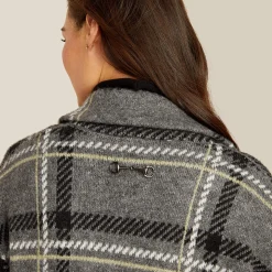 Ariat Sweatshirts & Hoodies|Strickmode & Cardigans*Ballston Cardigan CHARCOAL PLAID