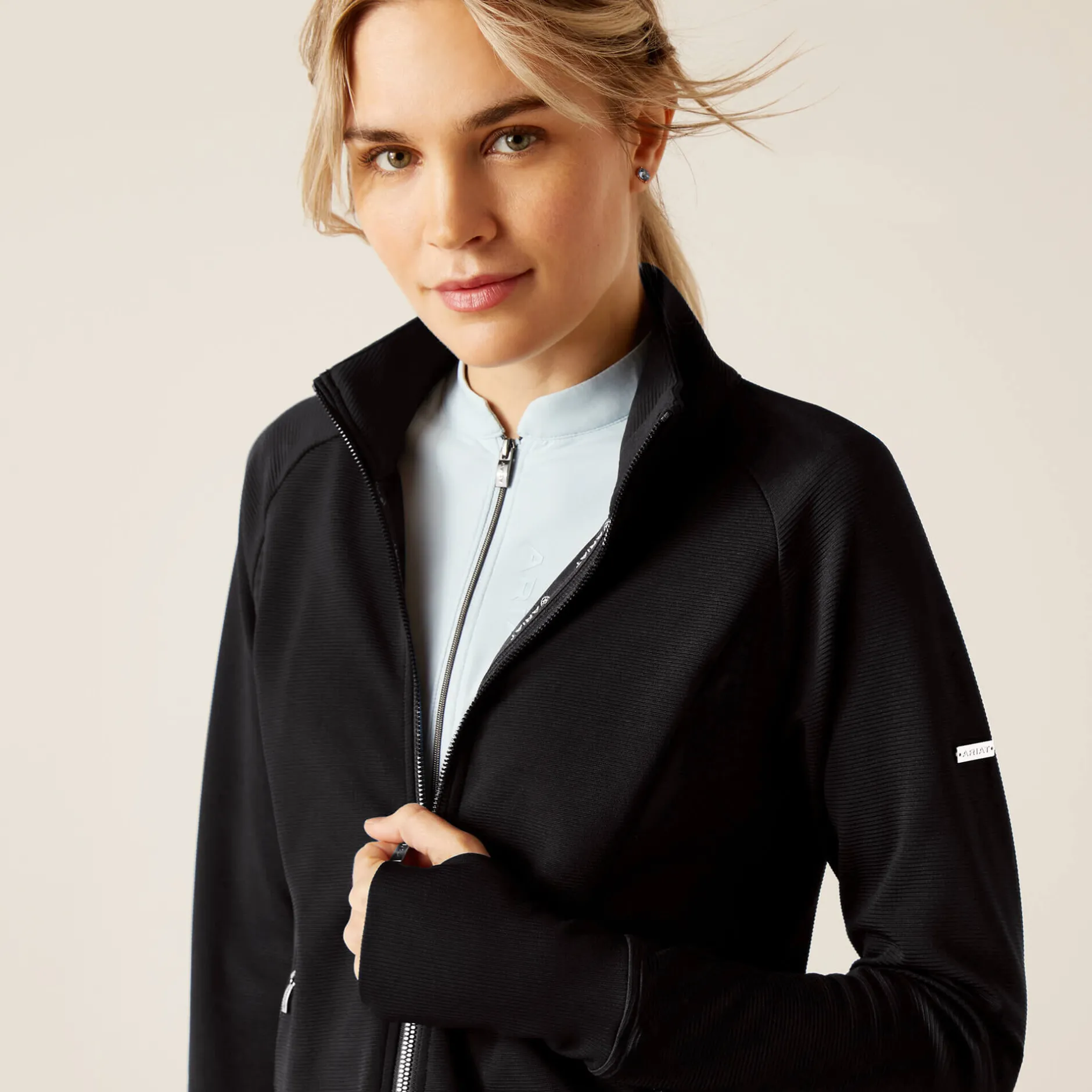Ariat Sweatshirts & Hoodies*Bellatrix Full Zip Sweatshirt BLACK