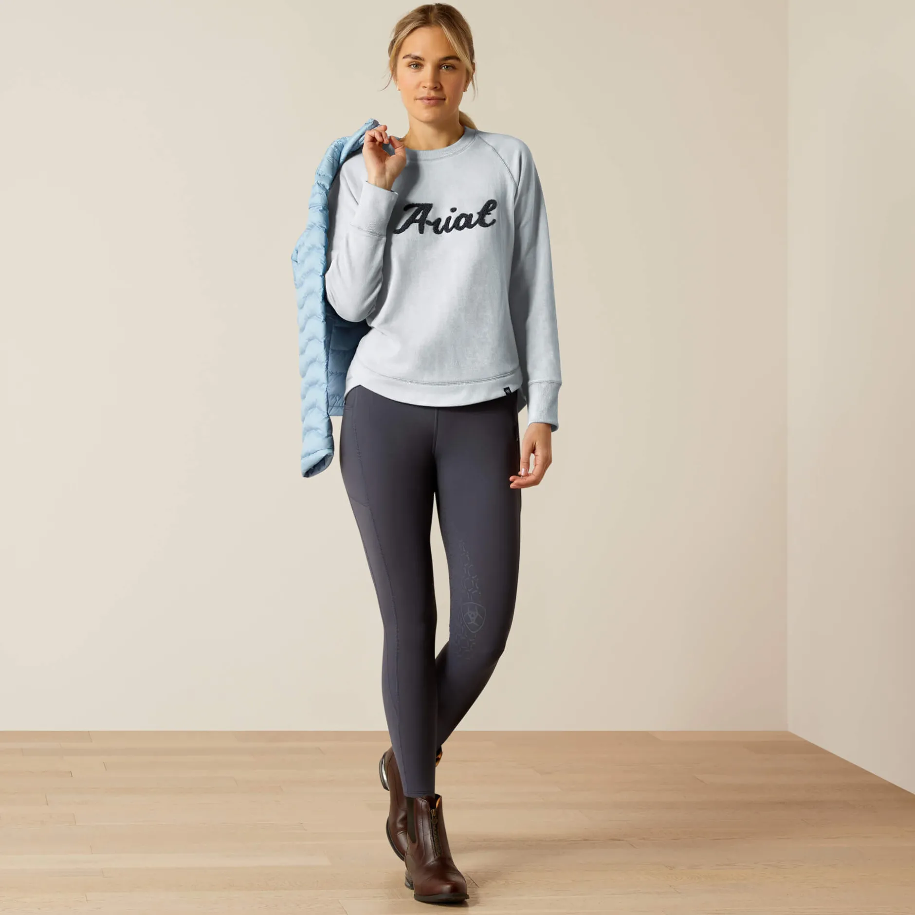 Ariat Sweatshirts & Hoodies*Benicia Sweatshirt CERULEAN HEATHER