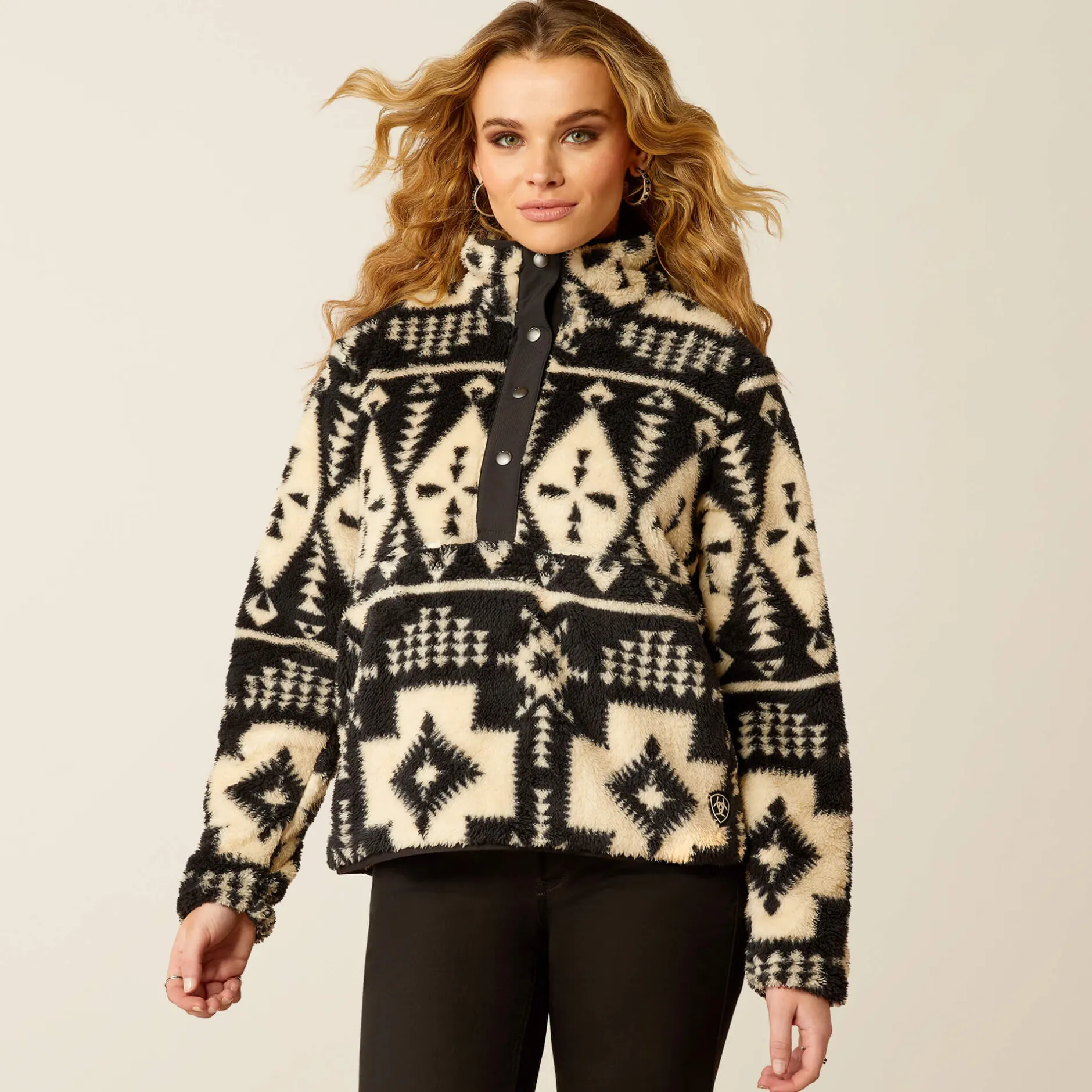 Ariat Hoodies & Sweatshirts|Sweatshirts & Hoodies*Berber Snap Front Sweatshirt WINSLOW SOUTHWEST PRINT