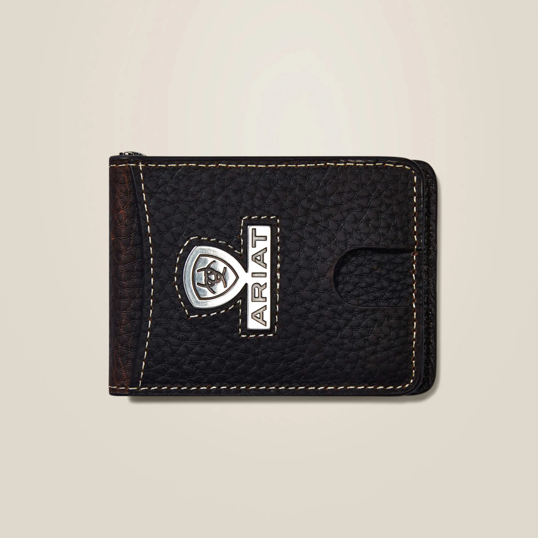 Ariat Geldbörsen*Bifold Slim Wallet Stacked Logo BROWN ROWDY