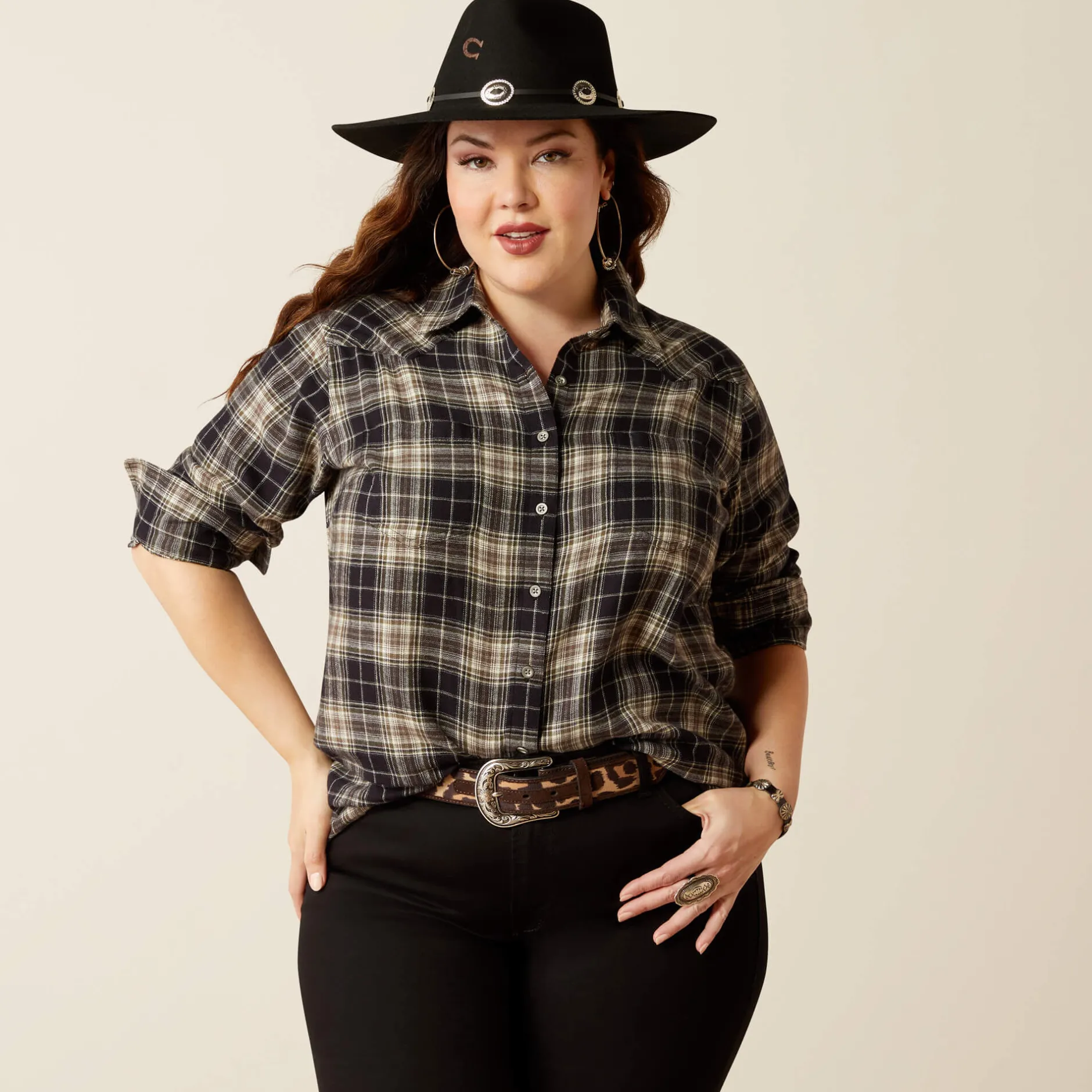 Ariat Westernhemden|Oberteile & T-Shirts*Billie Jean Western Shirt CHEYENNE PLAID