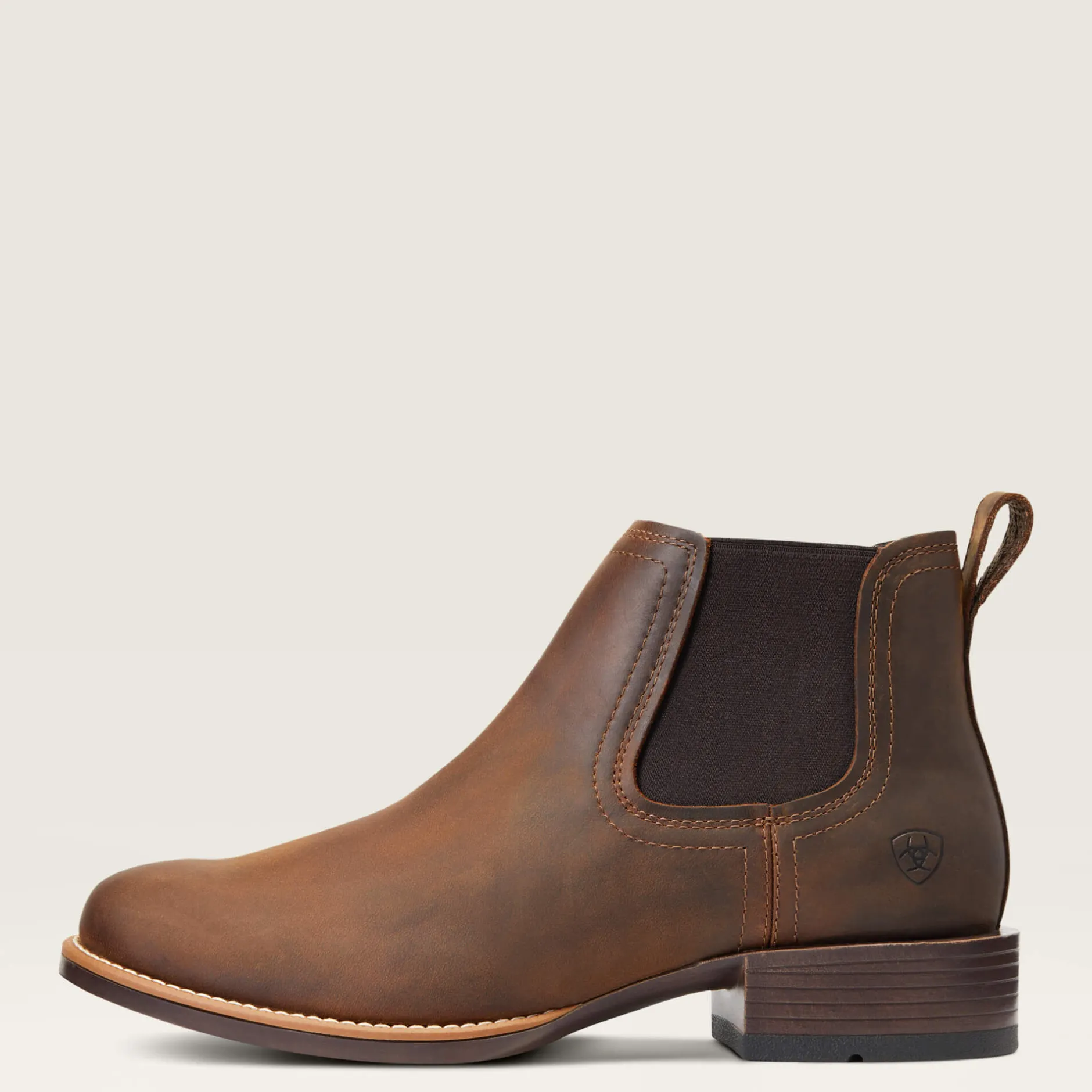 Ariat Fashion-Westernstiefel|Western*Booker Ultra Round Toe Western Boot DISTRESSED BROWN