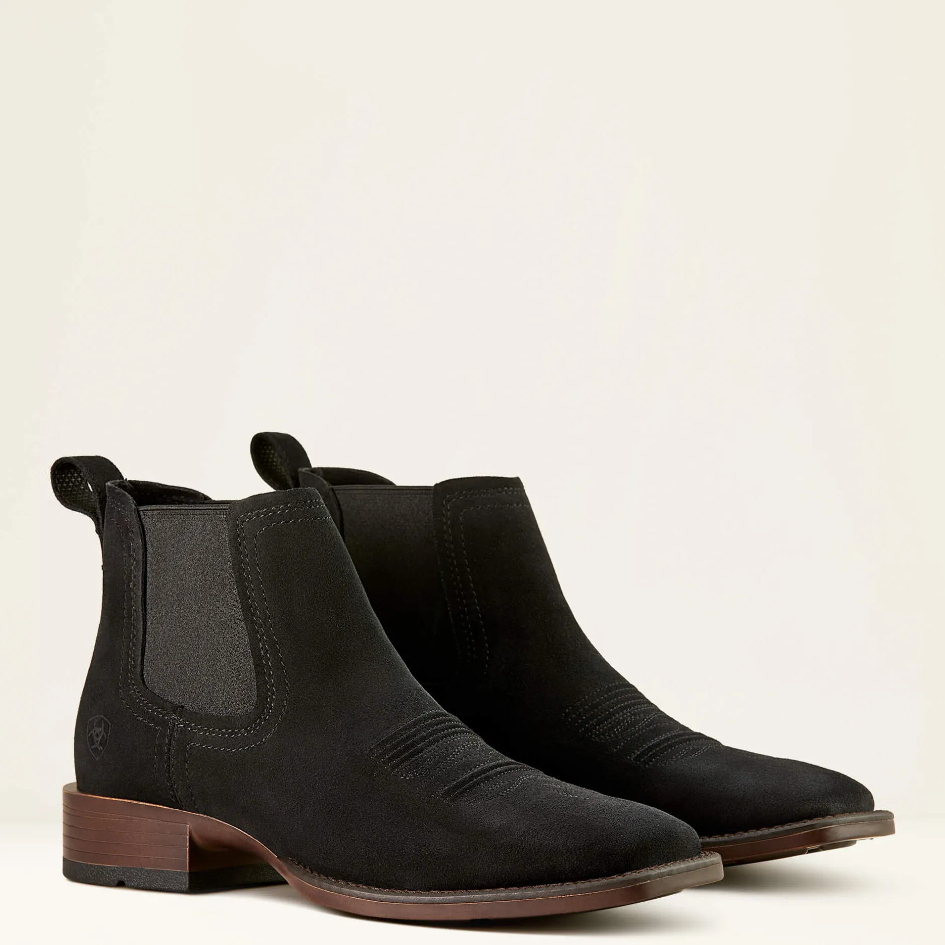 Ariat Fashion-Westernstiefel|Wildleder Schuhe & Stiefel*Booker Ultra Western Boot BLACK SUEDE