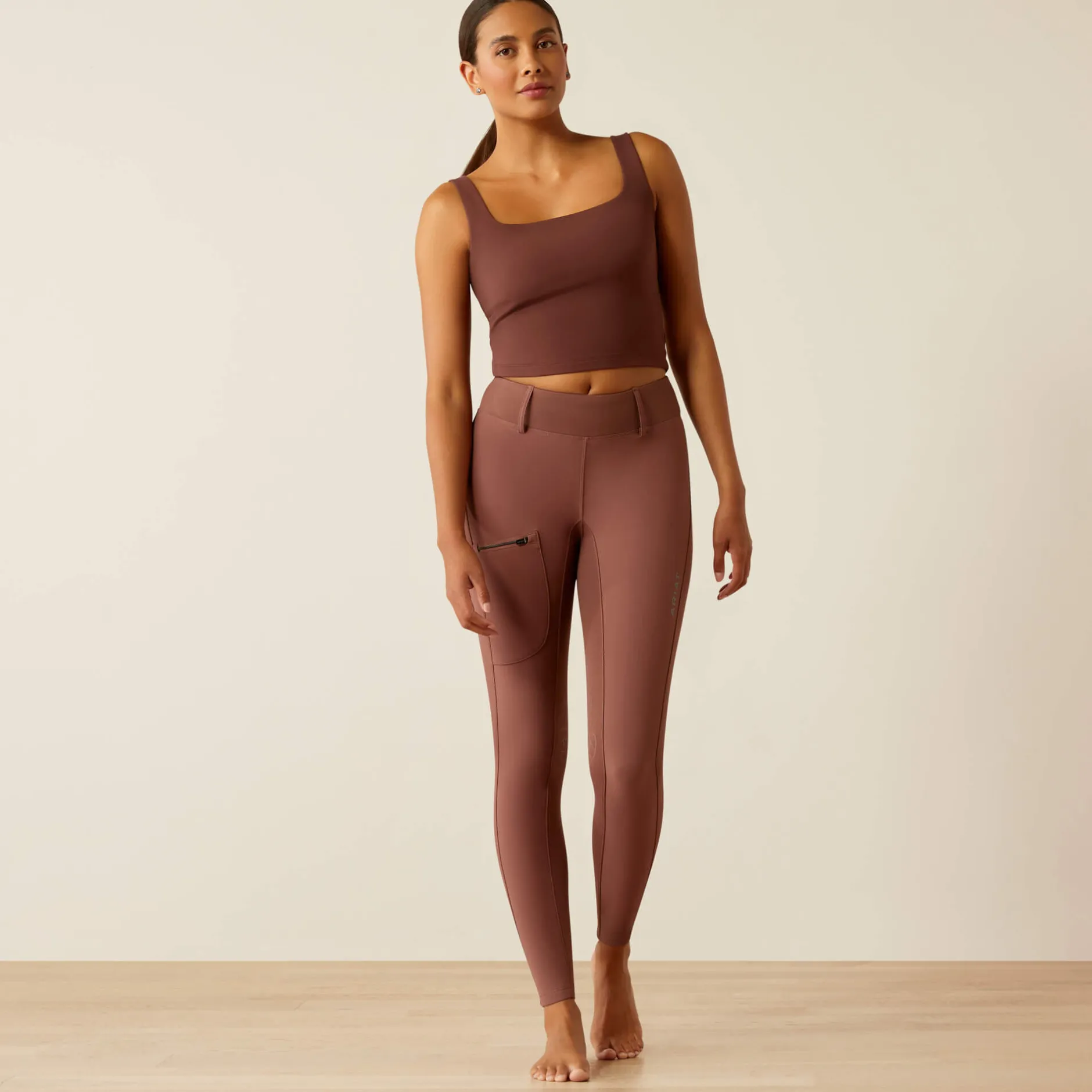 Ariat Reithosen- & Leggings*Boreas 2.0 Half Grip Tight MARRON