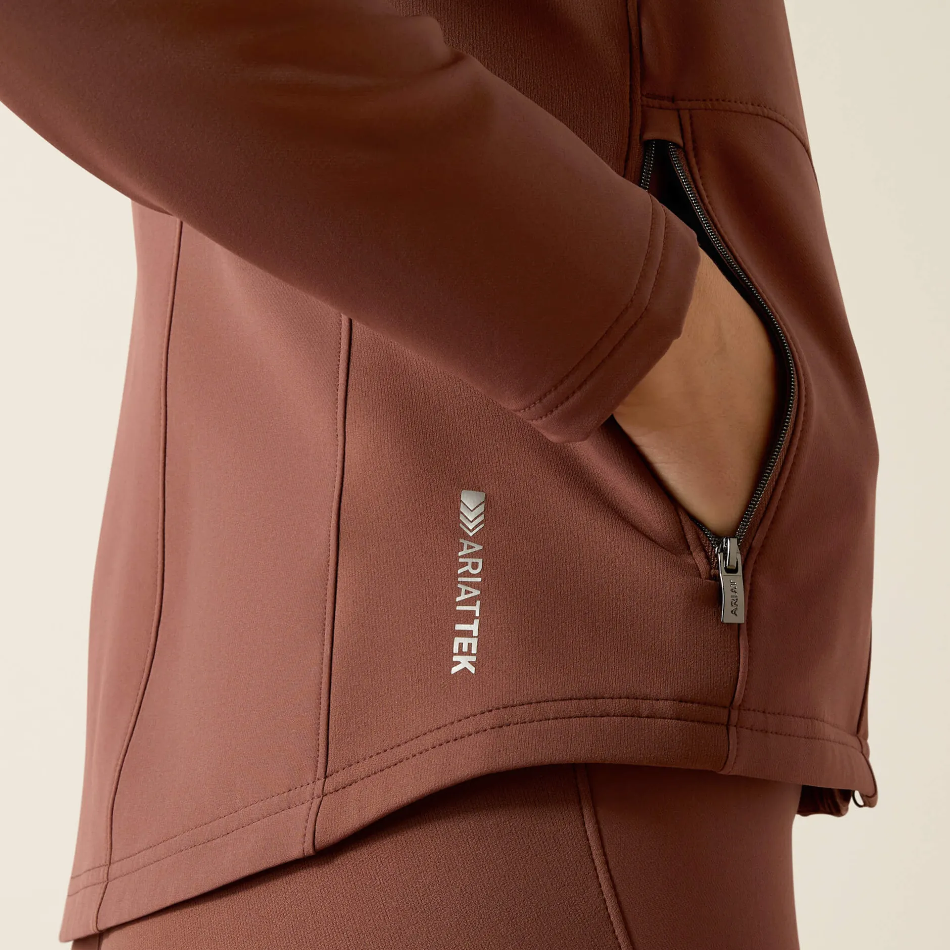 Ariat Sweatshirts & Hoodies*Boreas Full Zip Sweatshirt MARRON