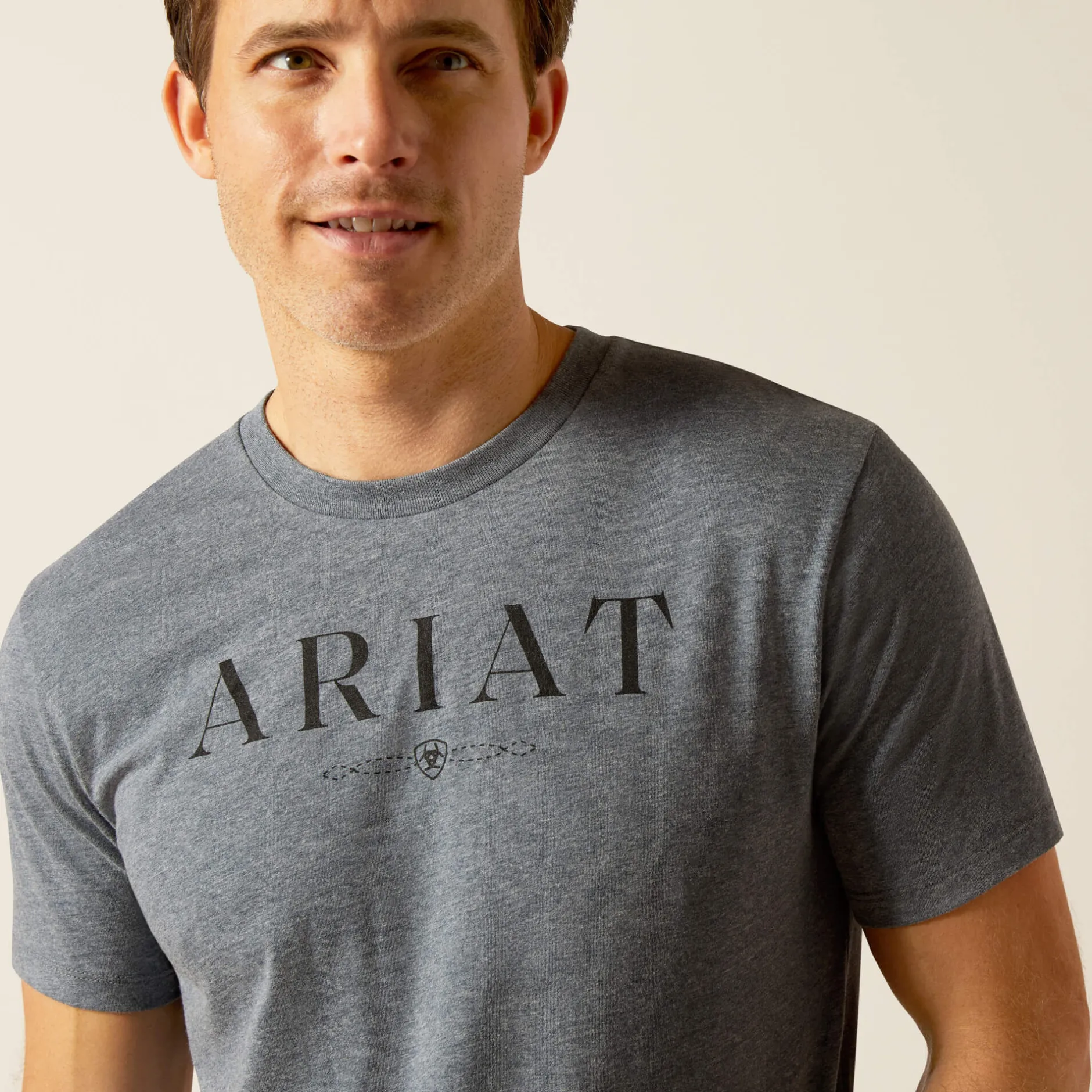 Ariat Oberteile & T-Shirts*B&W Logo T-Shirt ATHLETIC HEATHER