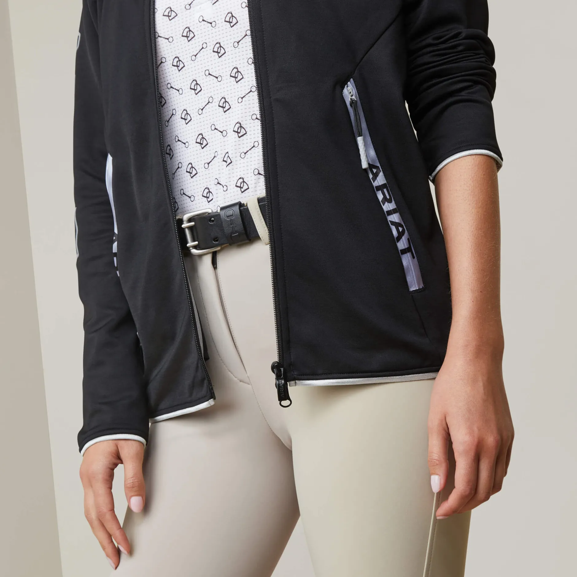 Ariat Sweatshirts & Hoodies*Byron Full Zip Hoodie BLACK