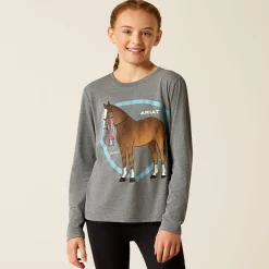 Ariat Oberteile & T-Shirts*Champion Pony T-Shirt HEATHER GREY