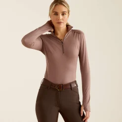 Ariat Oberteile & T-Shirts*Cheviot 1/4 Zip Baselayer TWILIGHT MAUVE