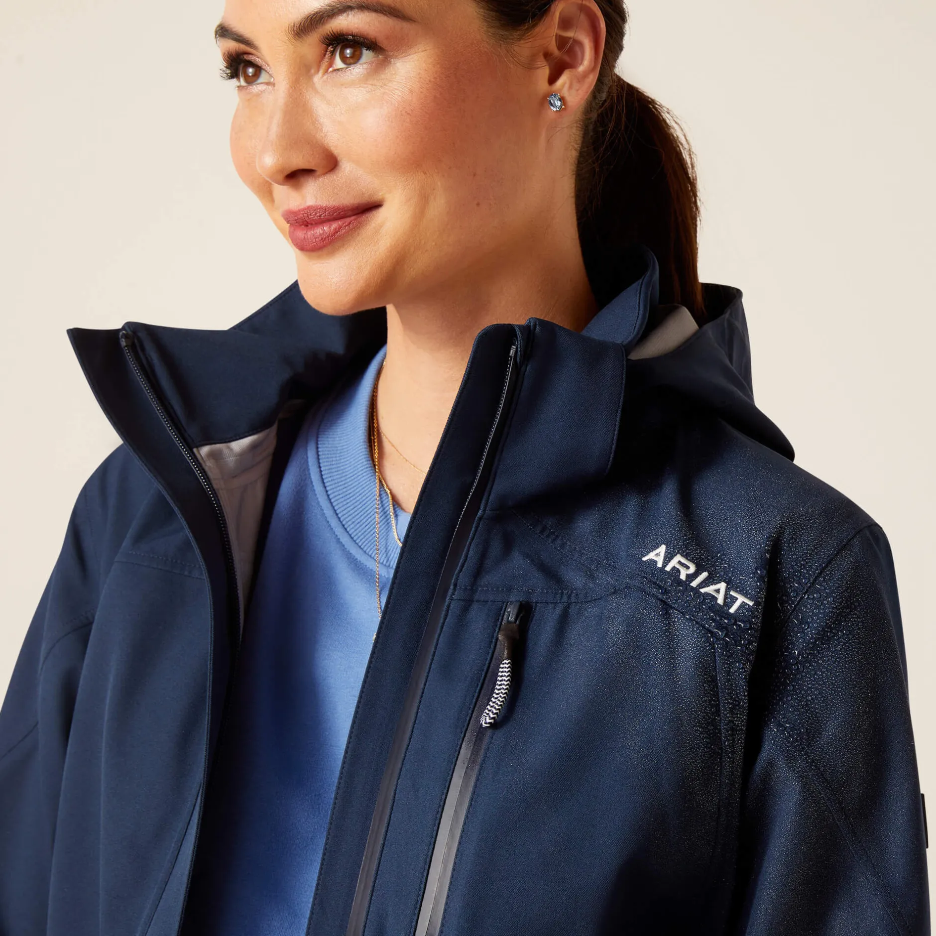 Ariat Oberbekleidung*Coastal Long Waterproof Parka NAVY