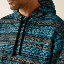 Ariat Hoodies & Sweatshirts|Sweatshirts & Hoodies*Colour Block Hoodie TURQUOISE