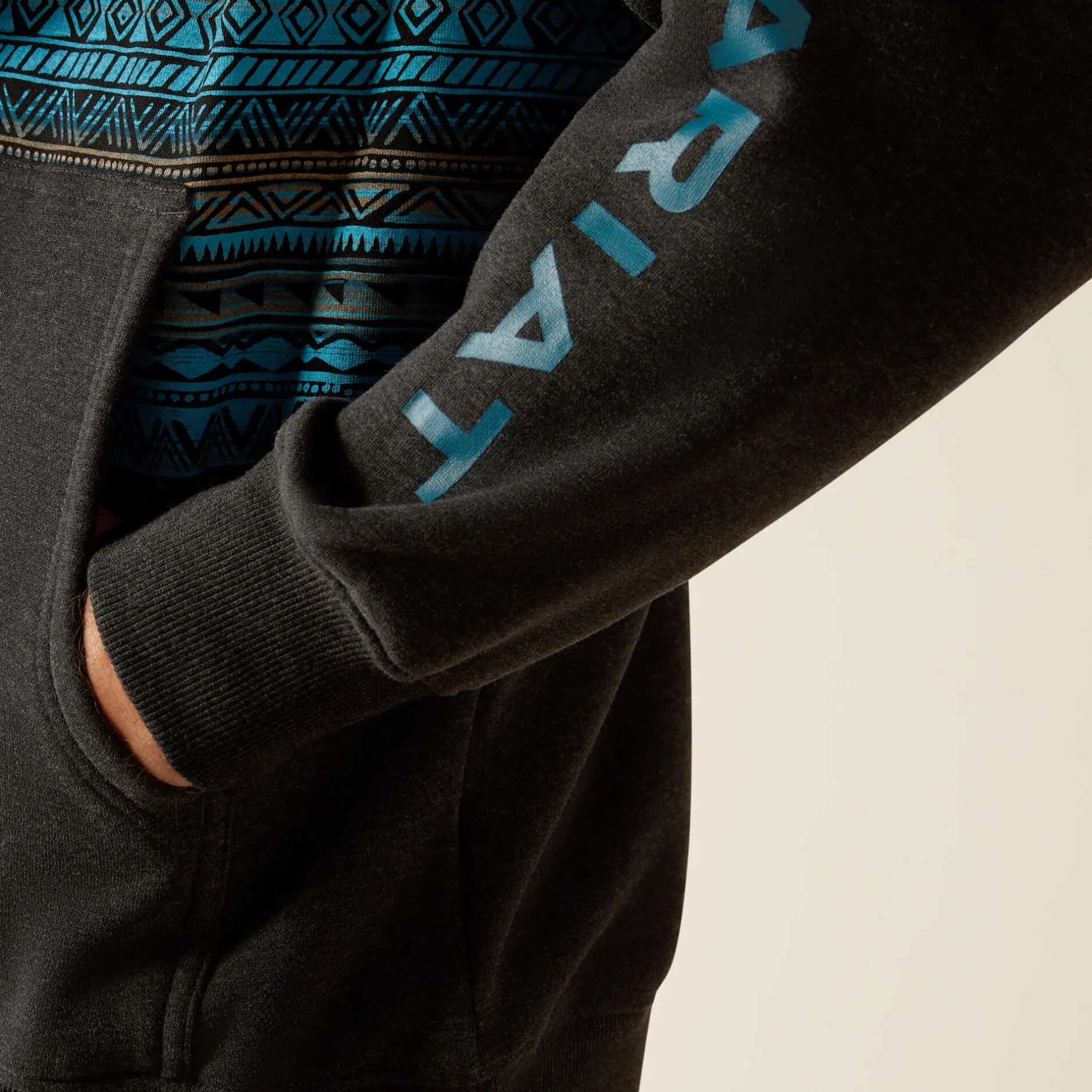 Ariat Hoodies & Sweatshirts|Sweatshirts & Hoodies*Colour Block Hoodie TURQUOISE