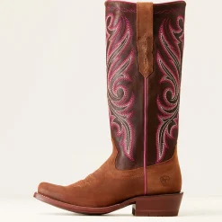 Ariat Performance Westernstiefel|Western*Futurity Starlight StretchFit Western Boot TERRACOTTA ROUGHOUT