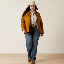 Ariat Jacken|Oberbekleidung*Grizzly Quilted Barn Jacket CHESTNUT HORSE