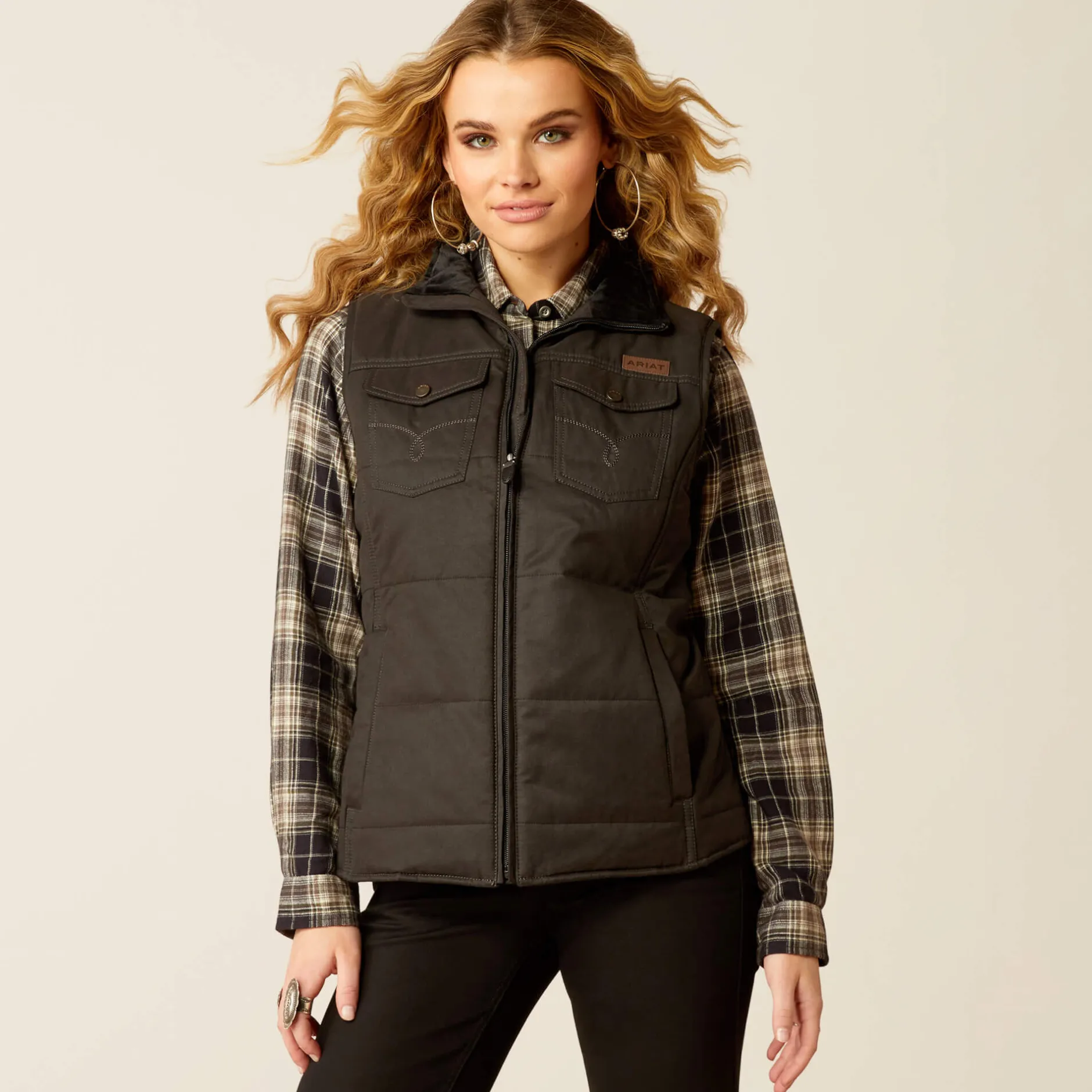 Ariat Jacken|Oberbekleidung*Grizzly Quilted Gilet BLACK