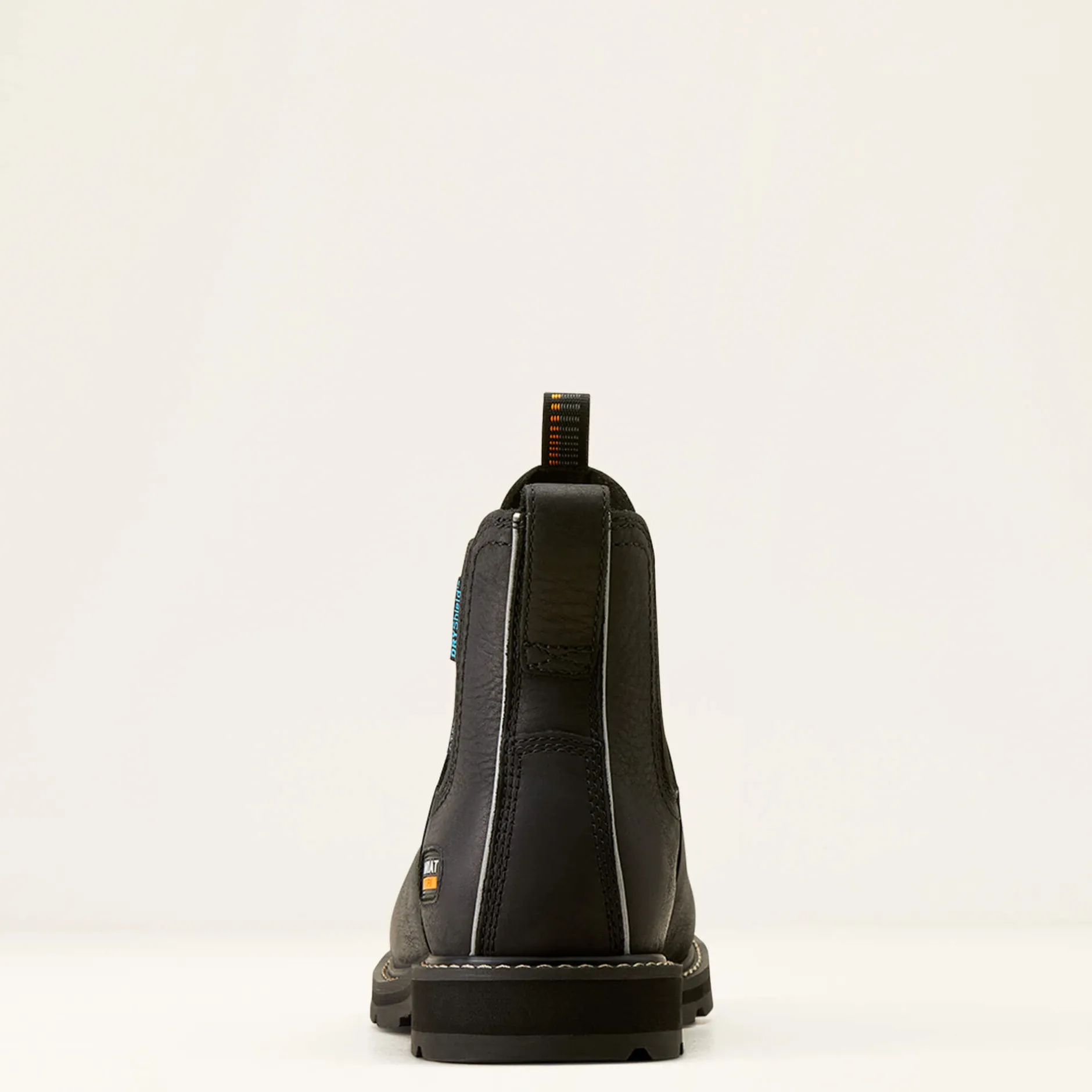 Ariat Pull-On Arbeitsschuhe|Wasserdichte Schuhe*Groundbreaker Chelsea Waterproof Steel Toe Work Boot BLACK