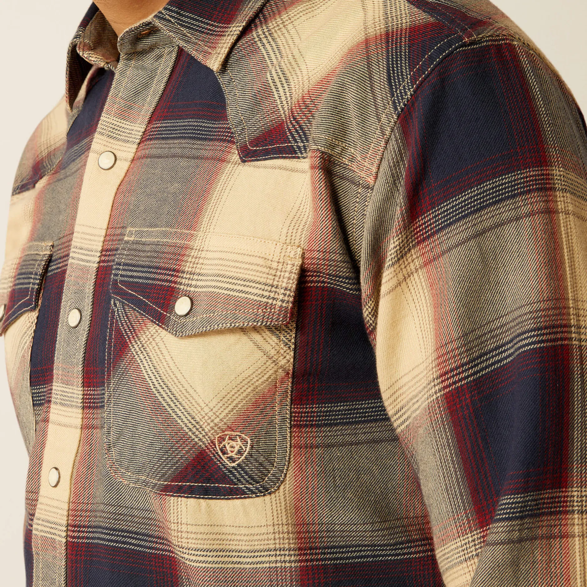 Ariat Westernhemden|Oberteile & T-Shirts*Hale Retro Fit Western Shirt PALE KHAKI