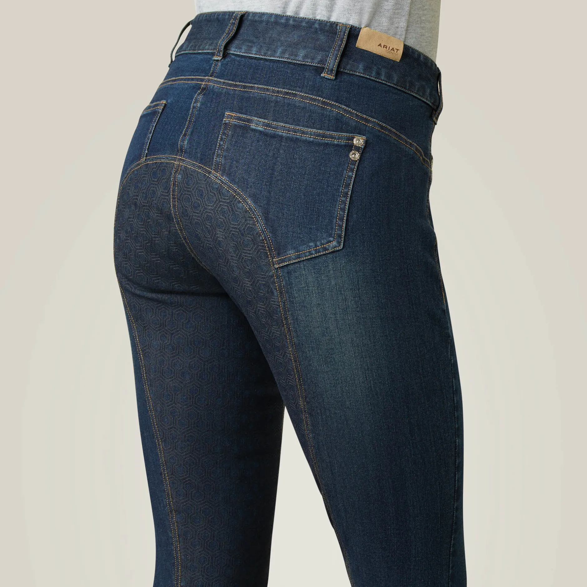 Ariat Reithosen- & Leggings*Halo Denim Full Seat Breech MARINE