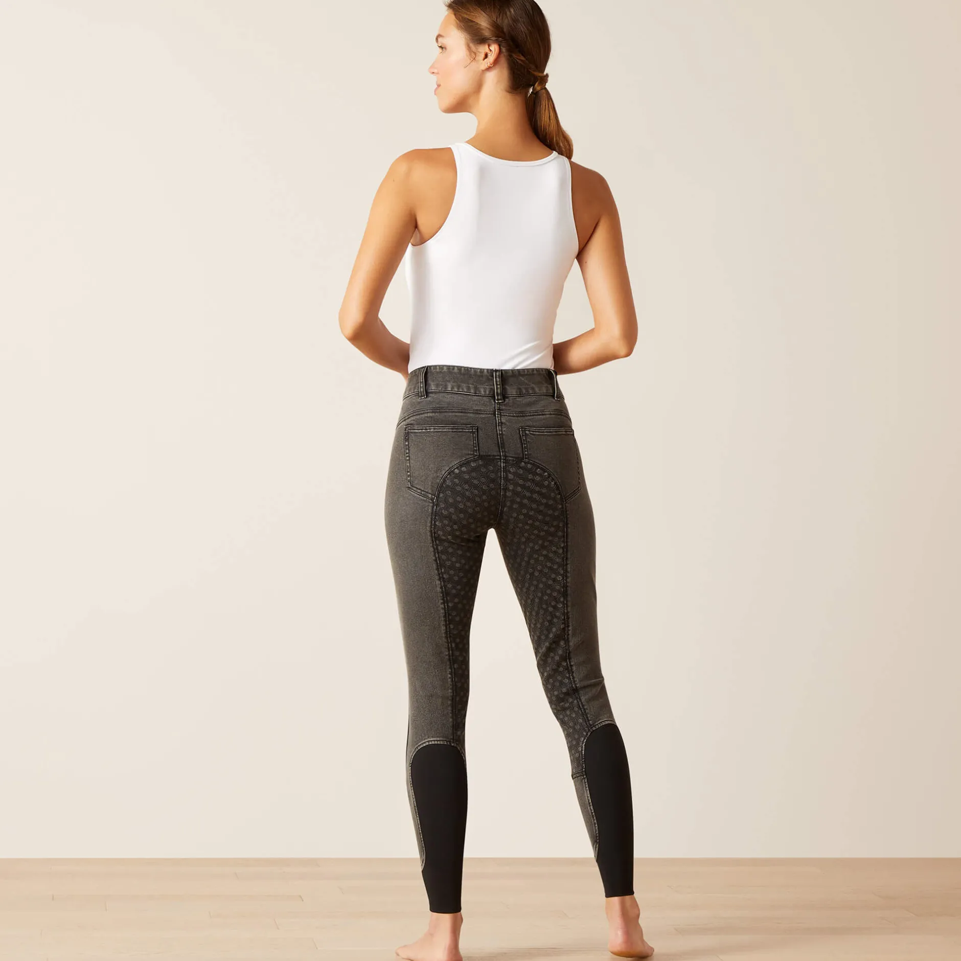 Ariat Reithosen- & Leggings*Halo G Denim Full Seat Breech GREY RINSE