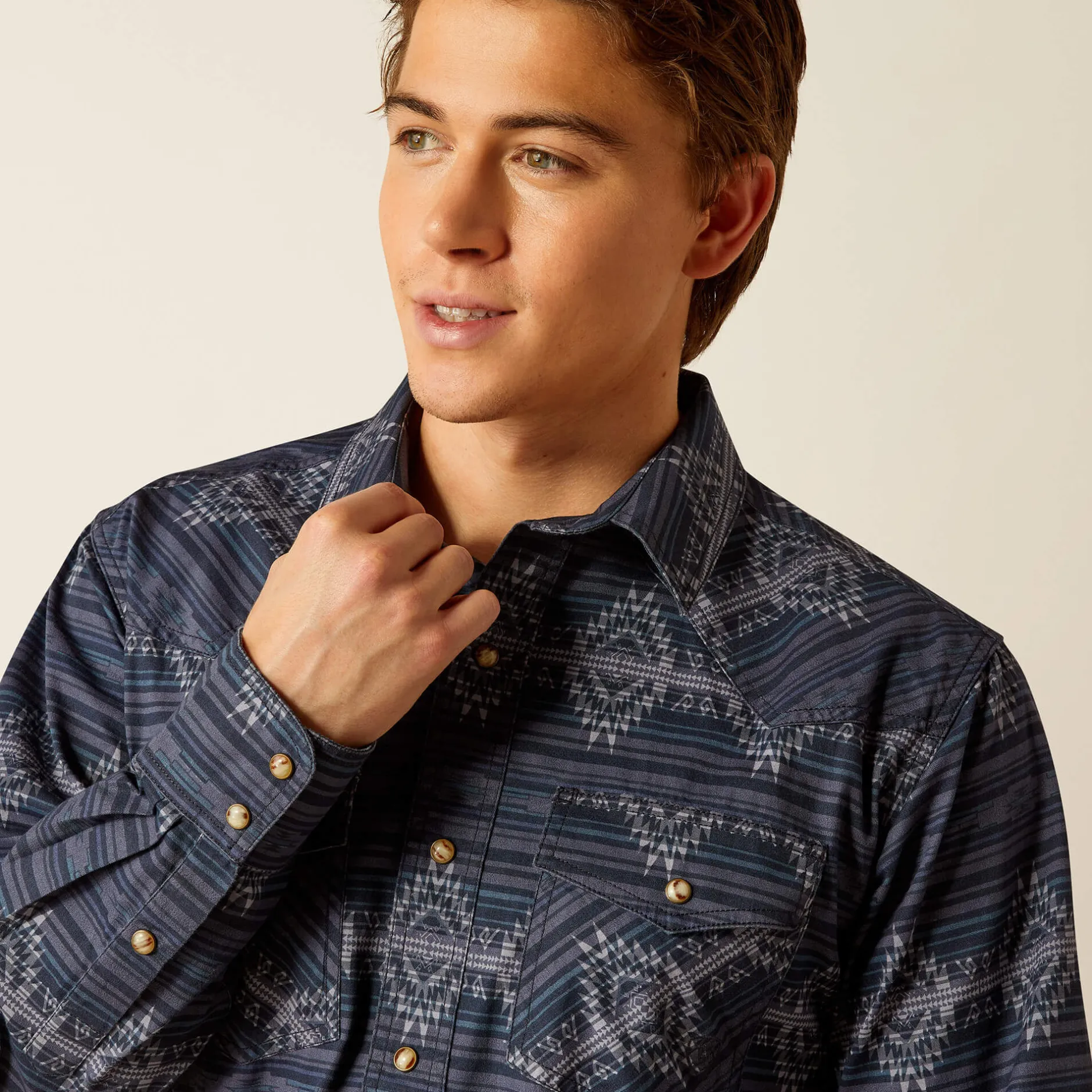 Ariat Westernhemden|Oberteile & T-Shirts*Haze Retro Fit Western Shirt MOOD INDIGO