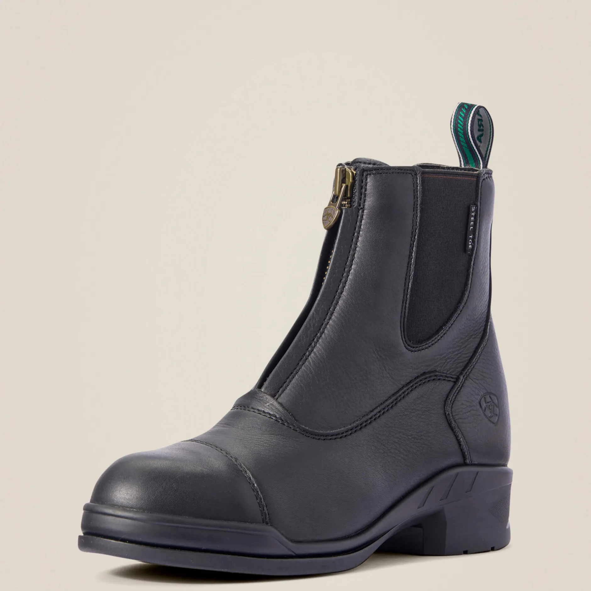 Ariat Sicherheitsschuhe|Work*Heritage IV Steel Toe Zip Paddock Boot BLACK