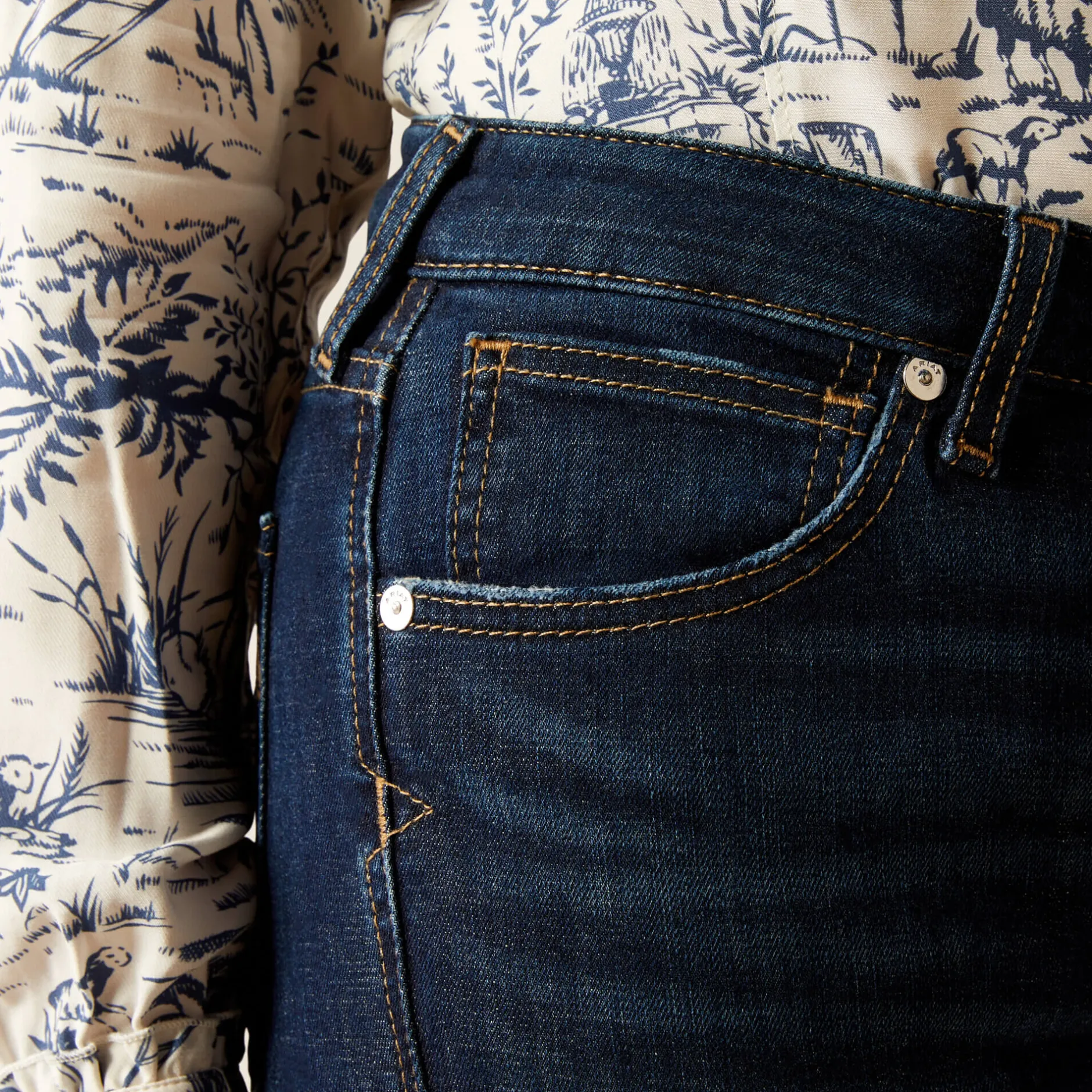 Ariat Denim|Denim*High Rise Bridle Skinny Jeans PUERTO RICO