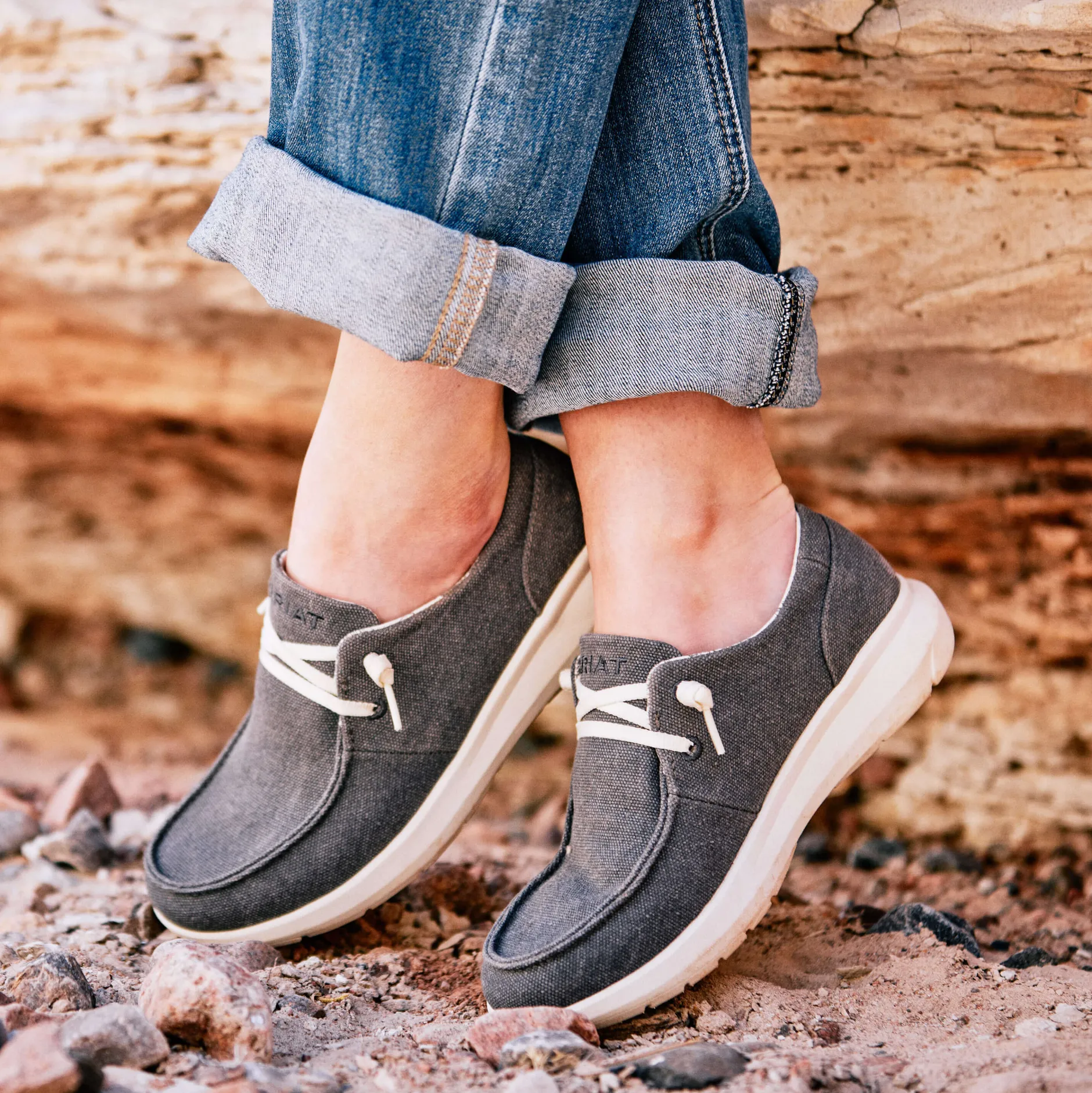 Ariat Western Freizeitschuhe|Freizeitschuhe*Hilo Casual Shoe WASHED BLACK