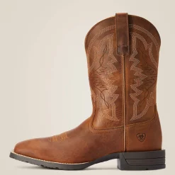 Ariat Performance Westernstiefel|Western*Hybrid Ranchwork Western Boot THATCH BROWN