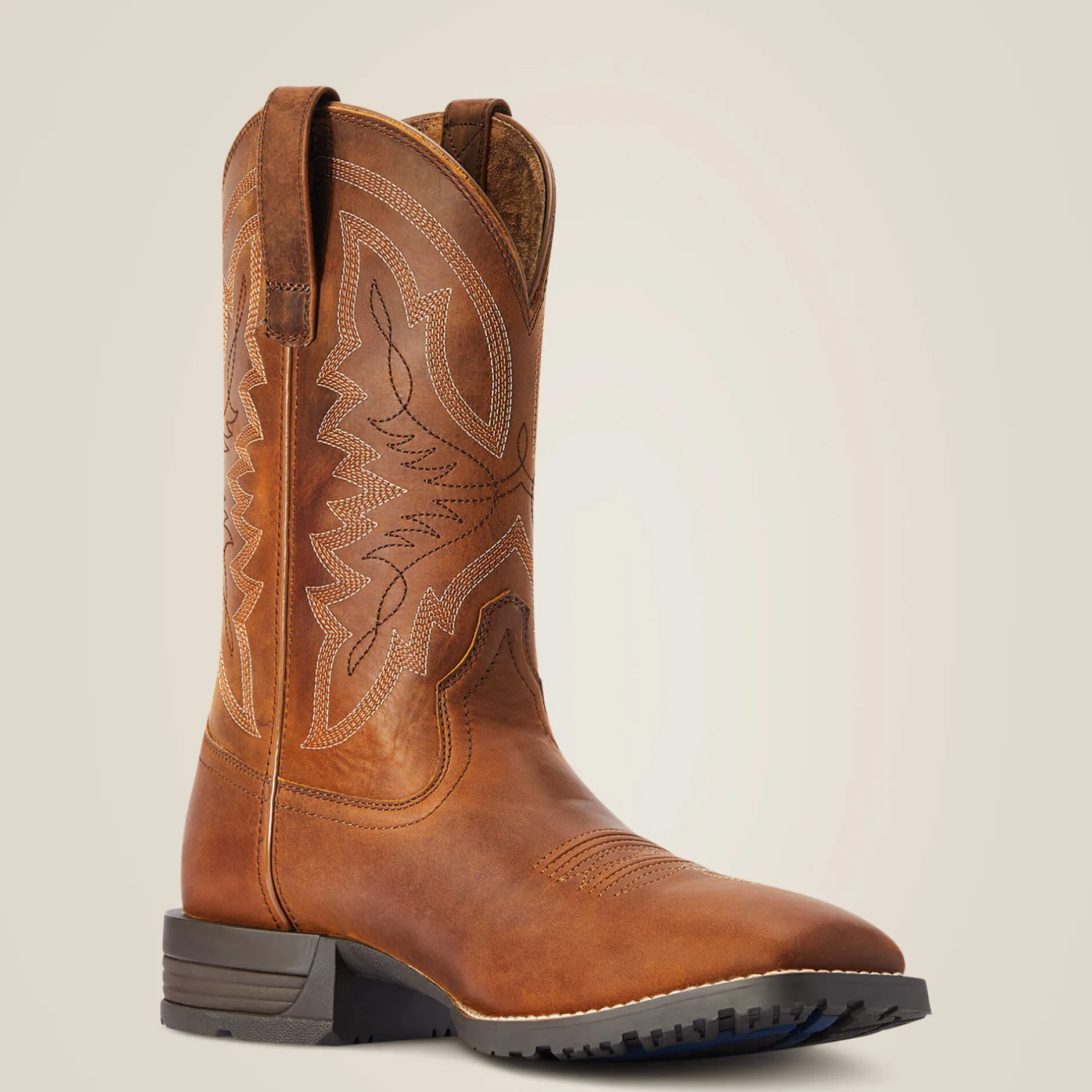 Ariat Performance Westernstiefel|Western*Hybrid Ranchwork Western Boot THATCH BROWN