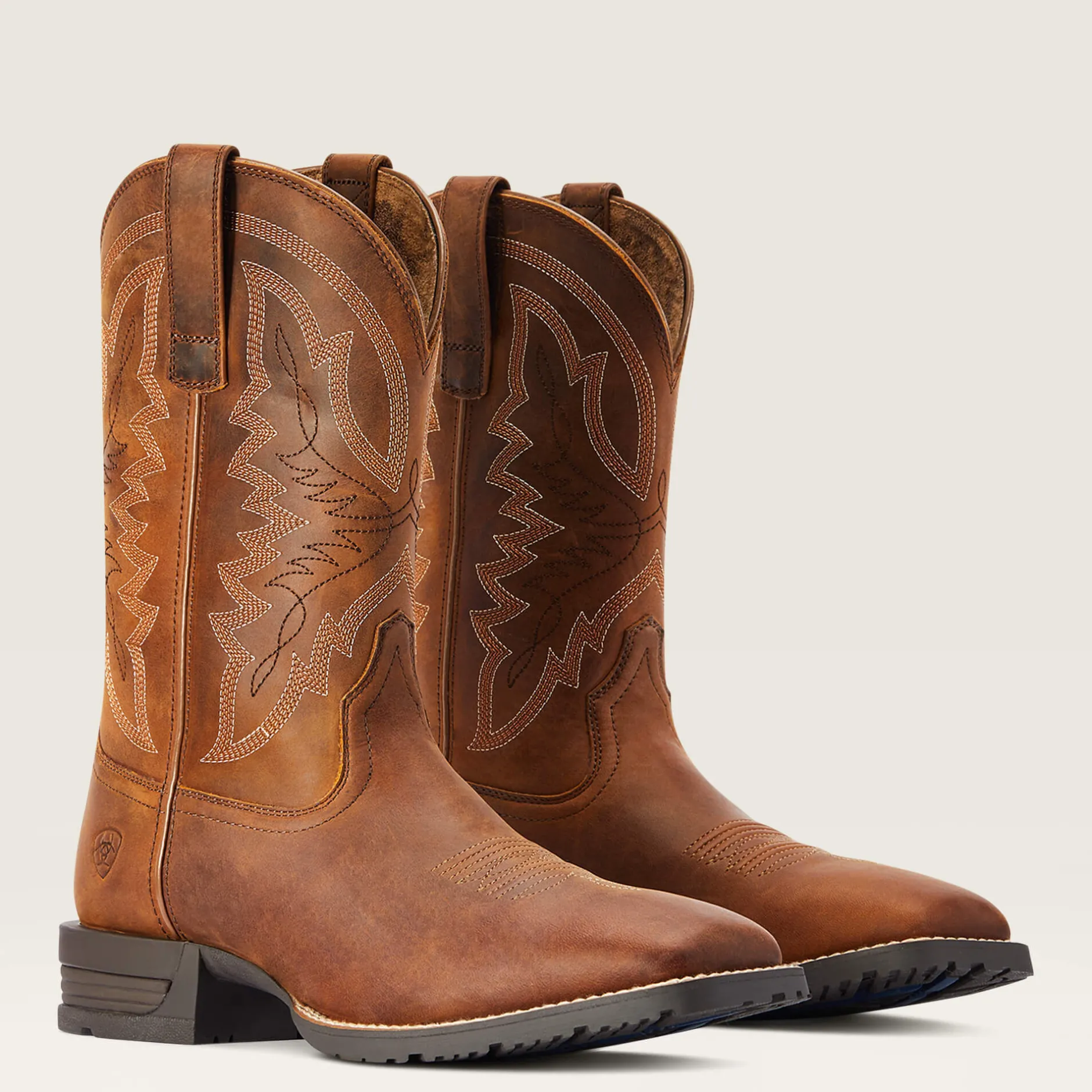 Ariat Performance Westernstiefel|Western*Hybrid Ranchwork Western Boot THATCH BROWN