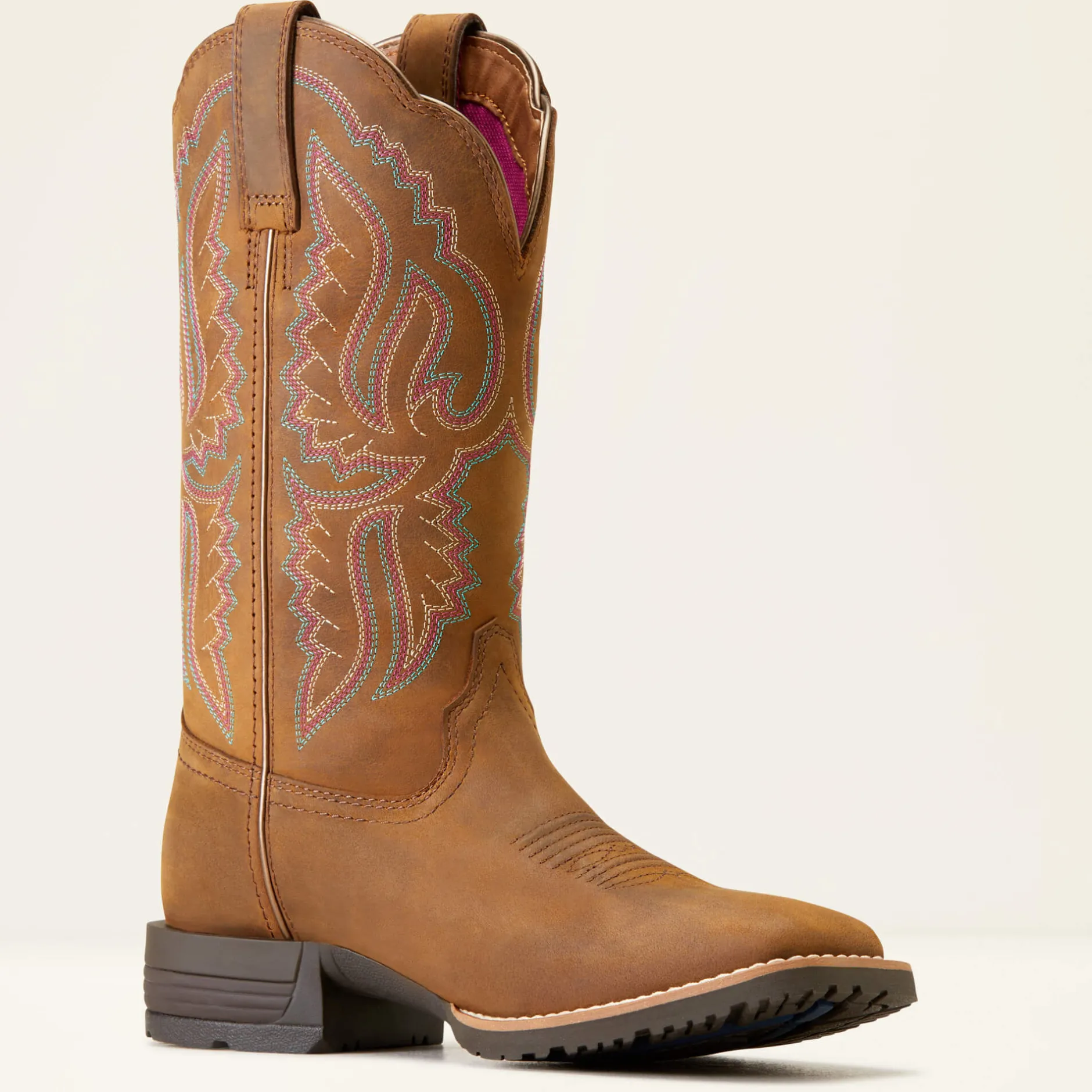 Ariat Performance Westernstiefel|Western*Hybrid Ranchwork Western Boot DISTRESSED TAN