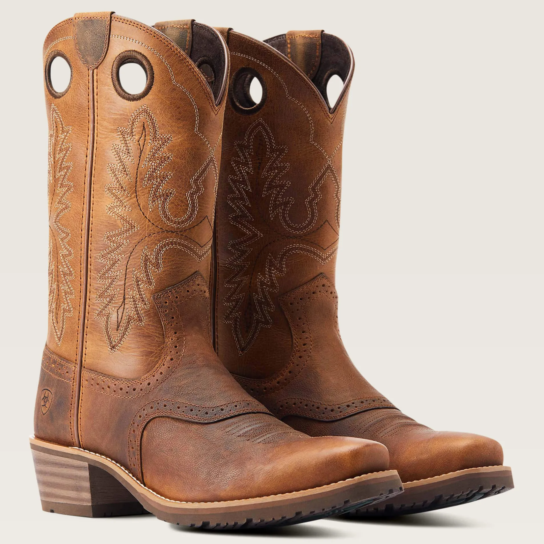 Ariat Performance Westernstiefel|Western*Hybrid Roughstock Square Toe Western Boot SORREL CRUNCH