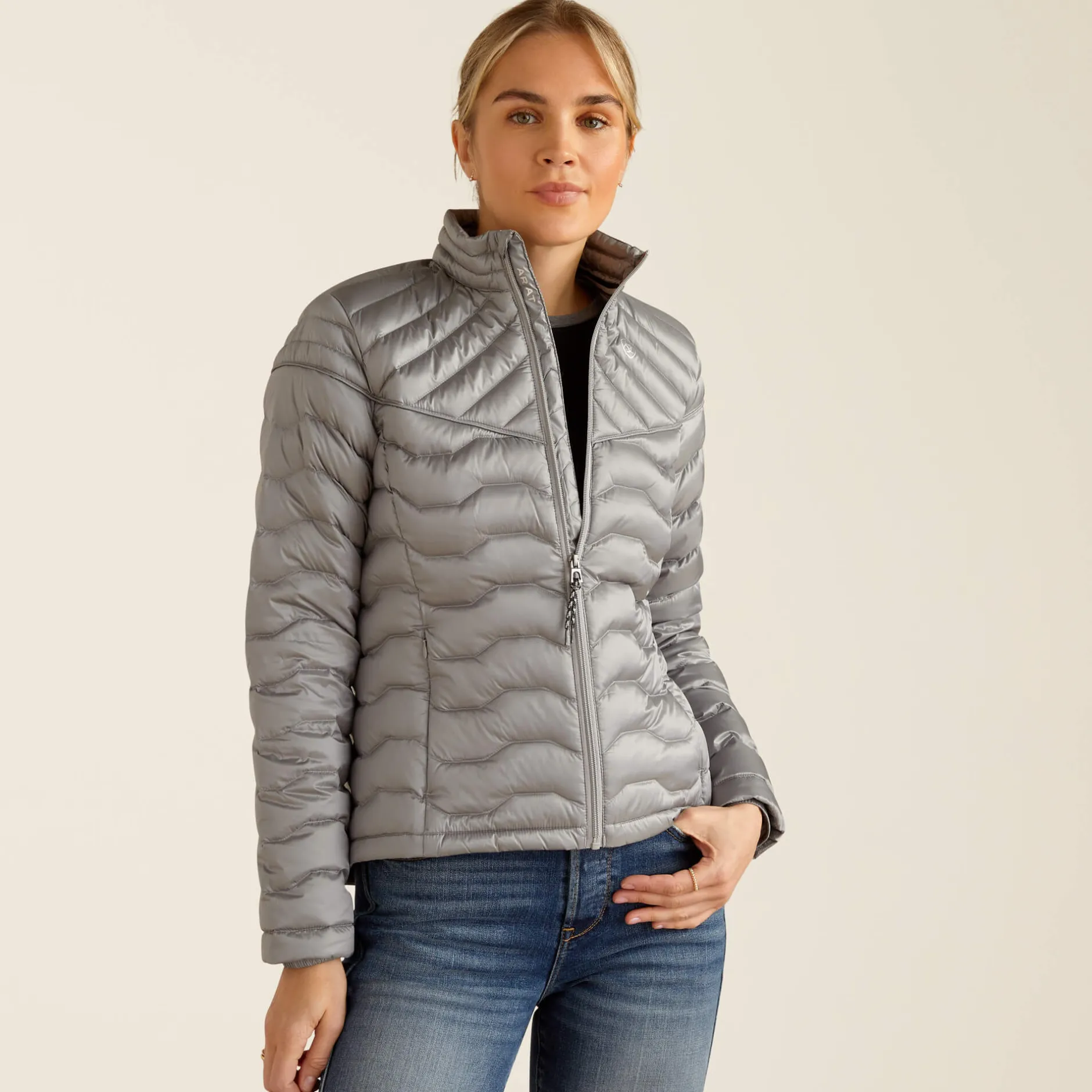Ariat Oberbekleidung*Ideal Down Insulated Jacket IRIDESCENT ULTIMATE GREY