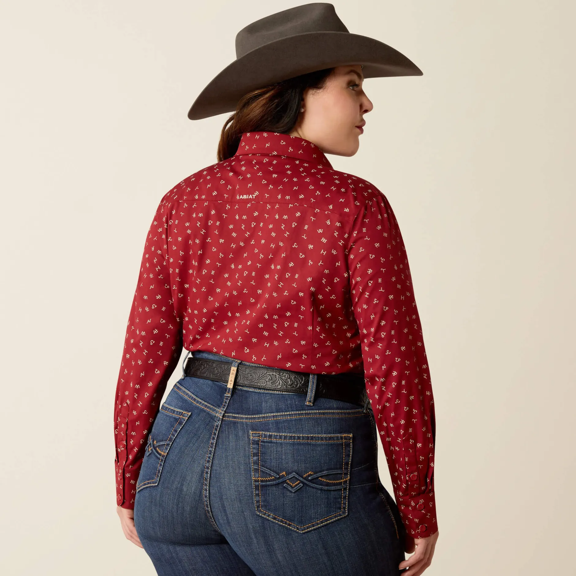 Ariat Westernhemden|Oberteile & T-Shirts*Kirby Stretch Western Shirt CATTLE BRAND