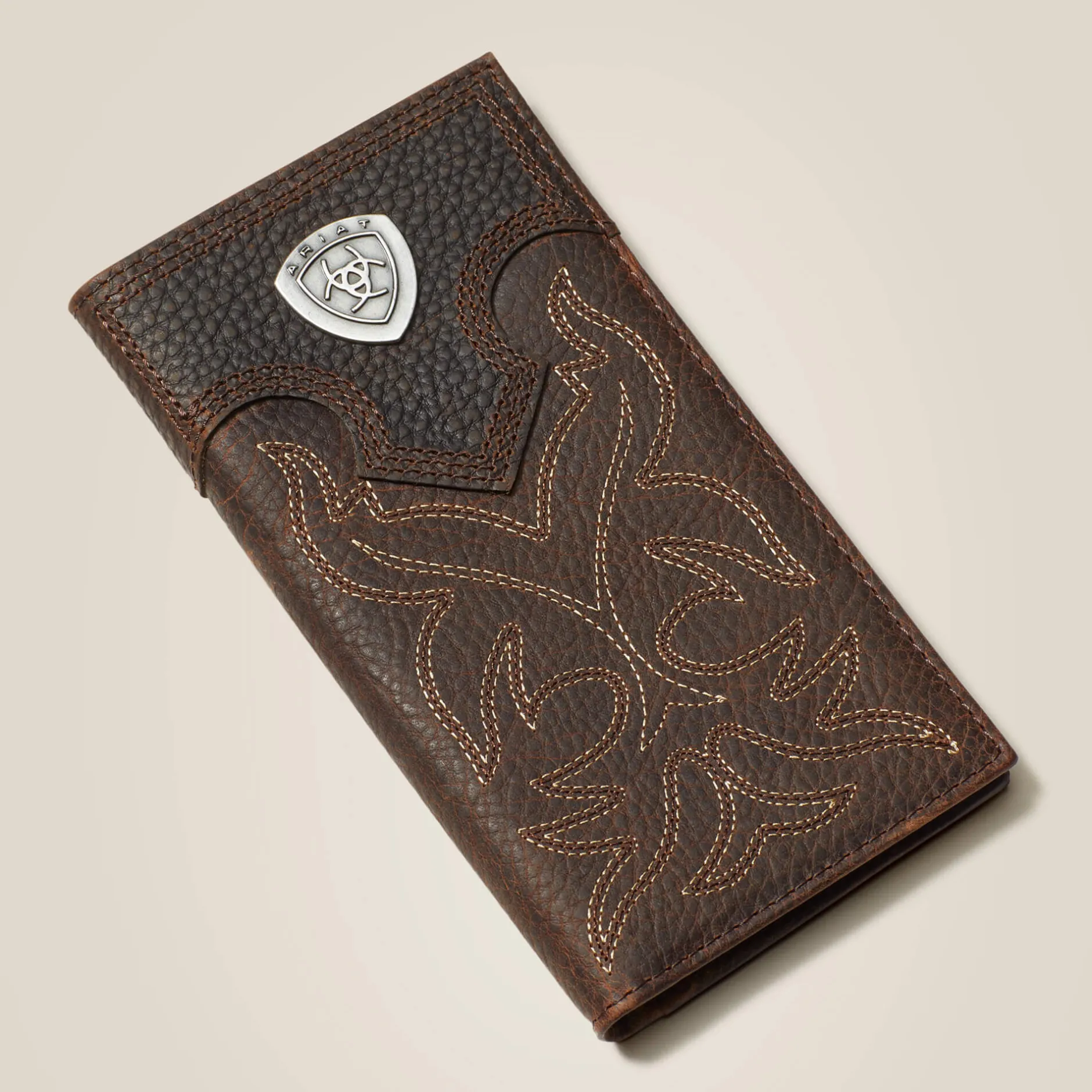Ariat Geldbörsen*Logo Boot Stitch Rodeo Wallet BROWN