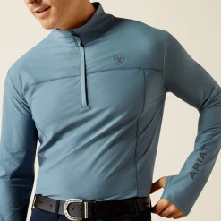 Ariat Oberteile & T-Shirts*Lowell 3.0 1/4 Zip Baselayer BLUESTONE