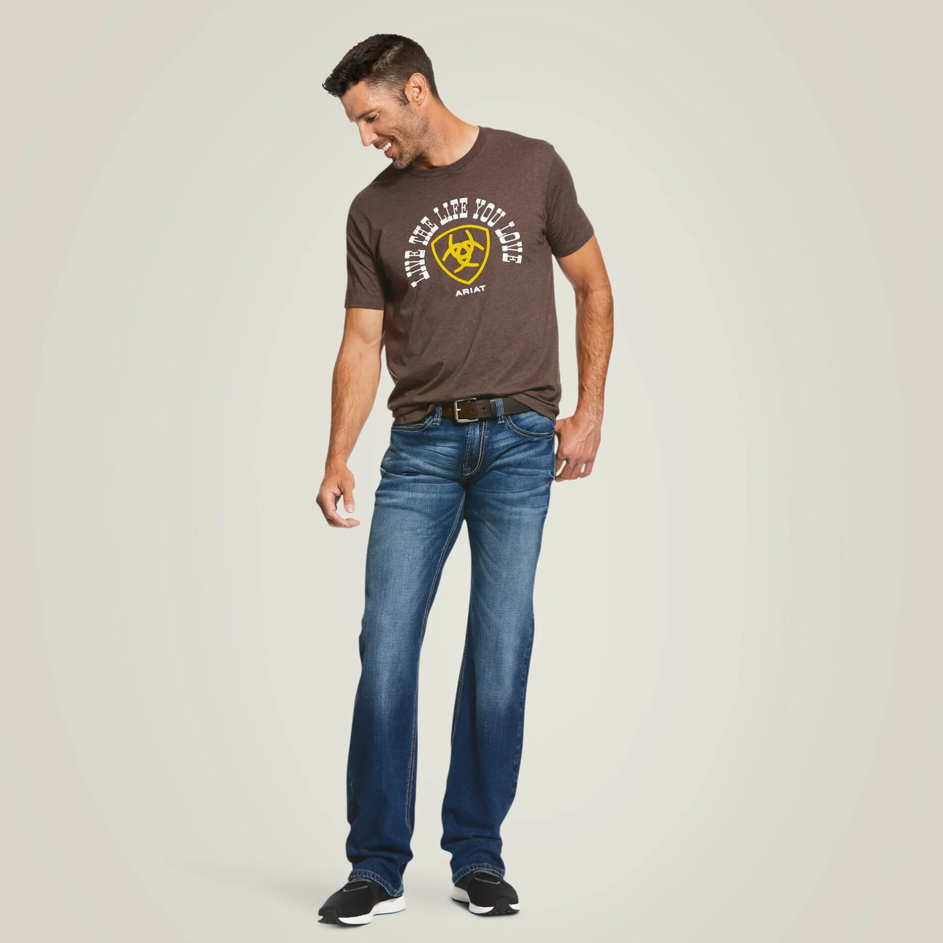 Ariat Denim|Denim*M7 Rocker Stretch Nassau Stackable Straight Leg Jean SUMMIT