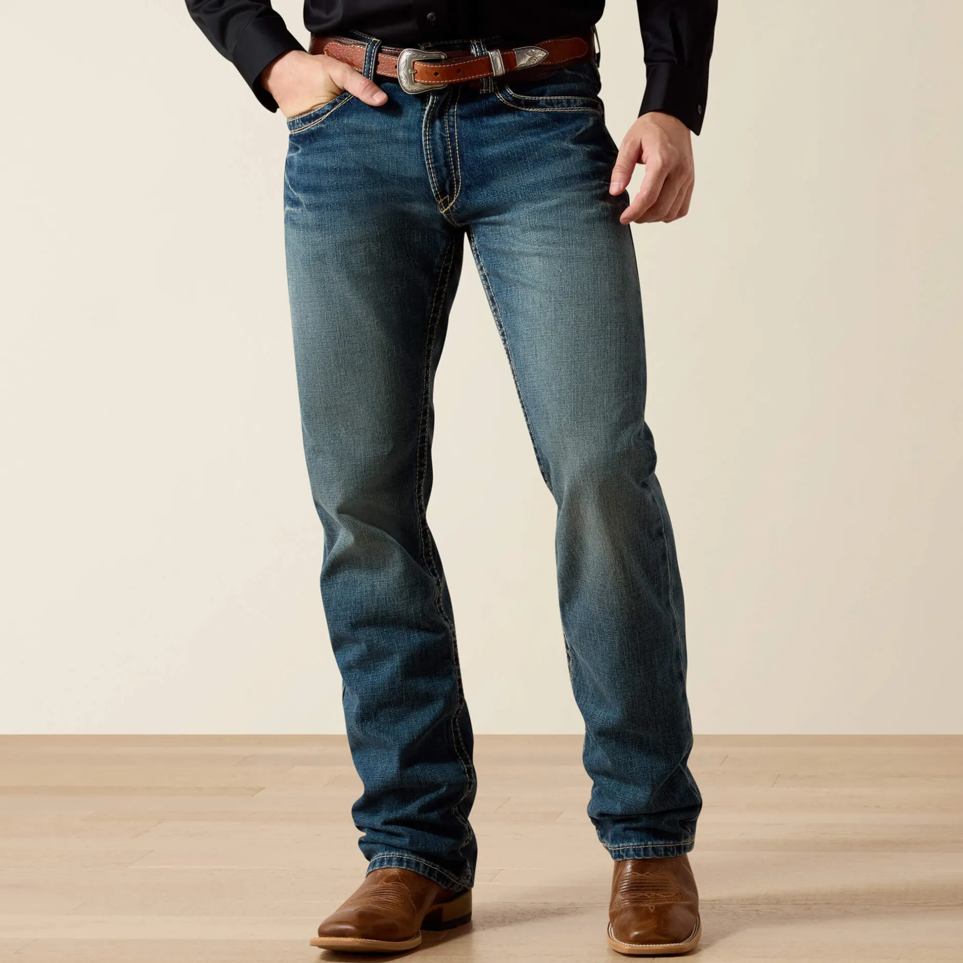 Ariat Denim|Denim*M5 Slim Boundary Stackable Straight Leg Jean GULCH