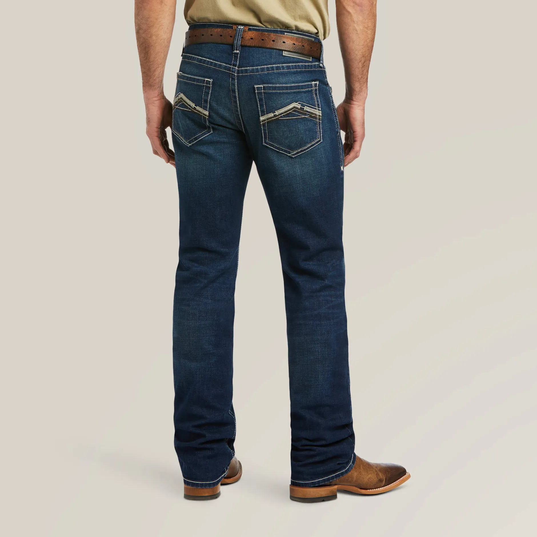 Ariat Denim|Denim*M5 Straight Stretch Remming Stackable Straight Leg Jean FORD