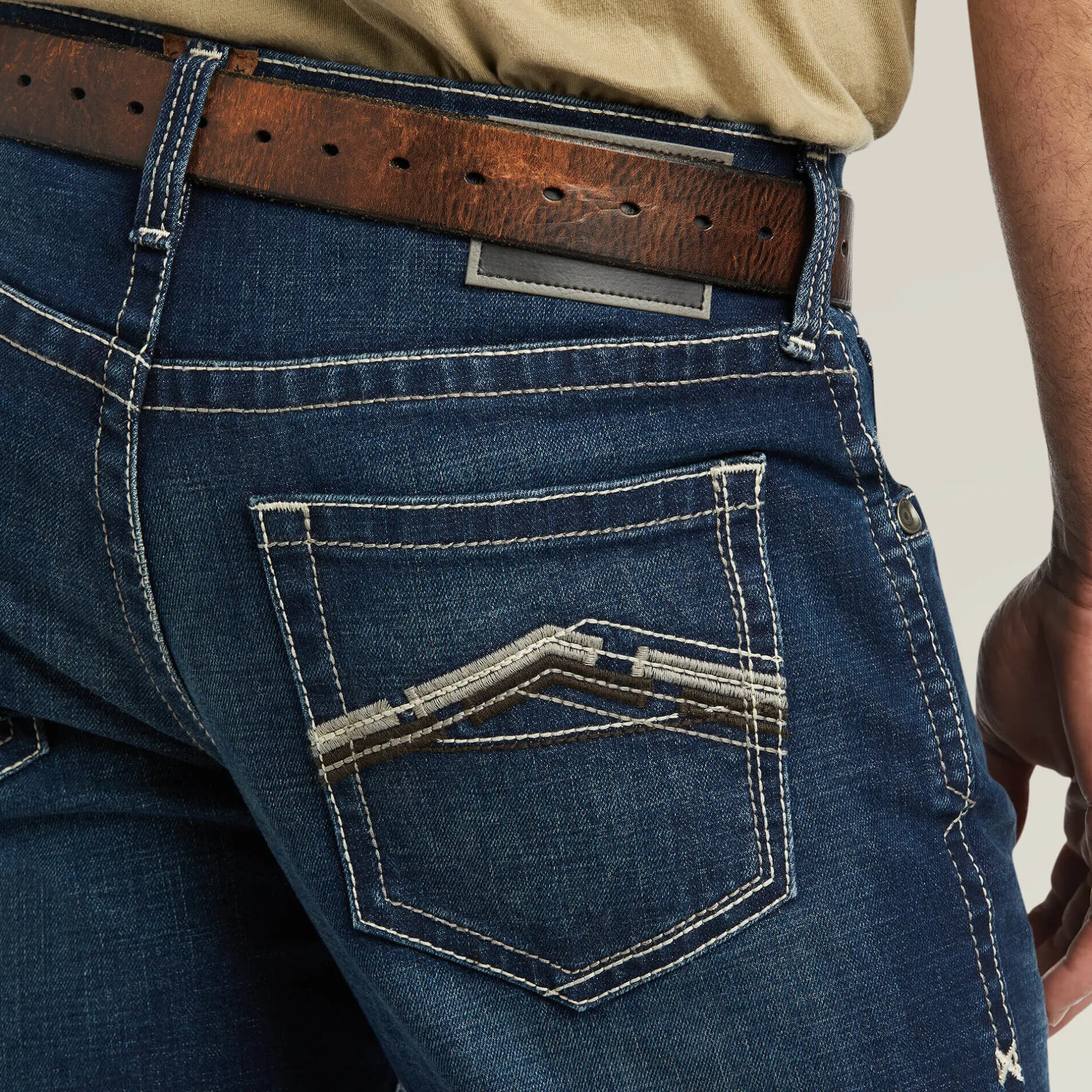 Ariat Denim|Denim*M5 Straight Stretch Remming Stackable Straight Leg Jean FORD