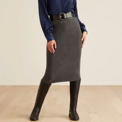 Ariat Strickmode & Cardigans|Kleider & Röcke*Malvern Skirt CHARCOAL