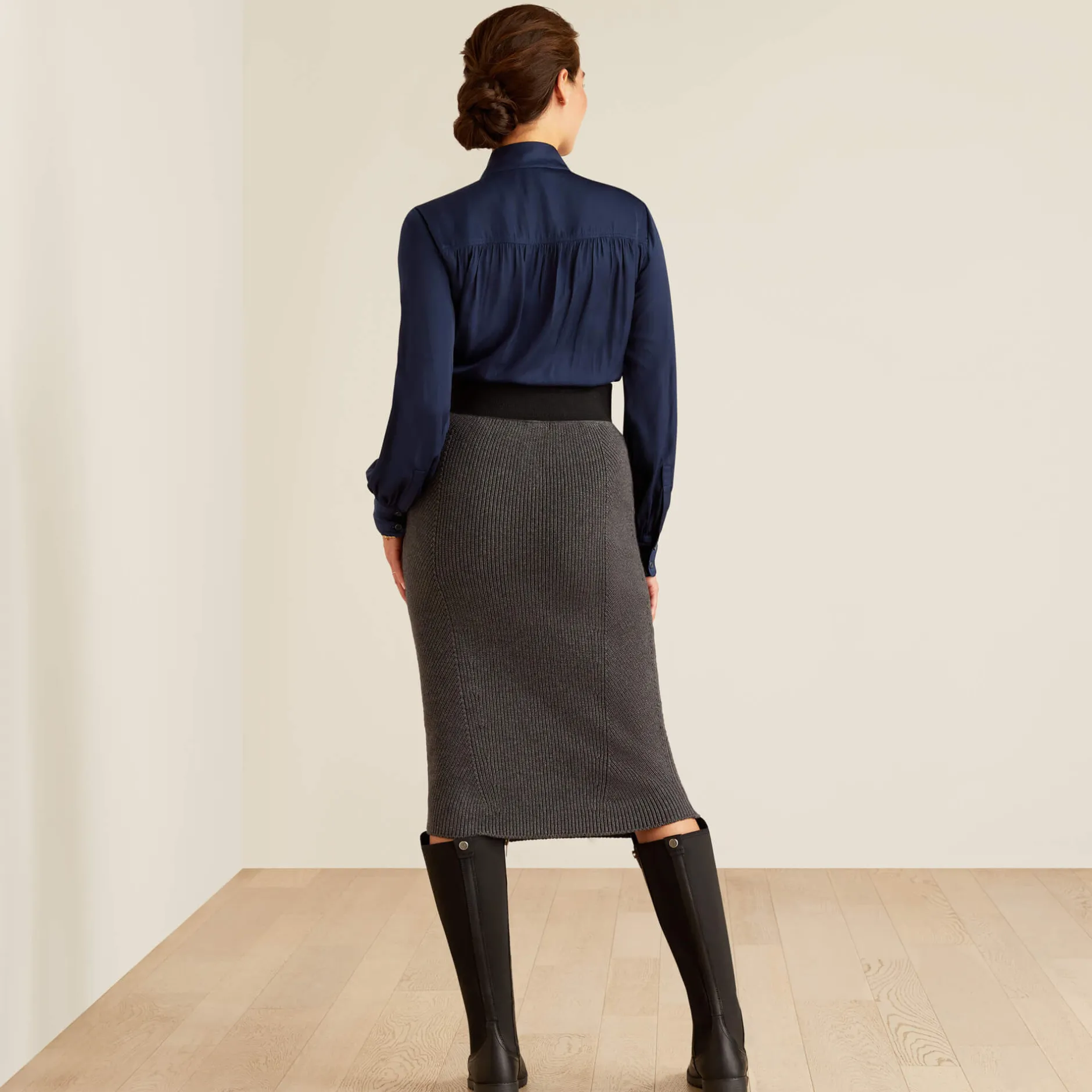 Ariat Strickmode & Cardigans|Kleider & Röcke*Malvern Skirt CHARCOAL