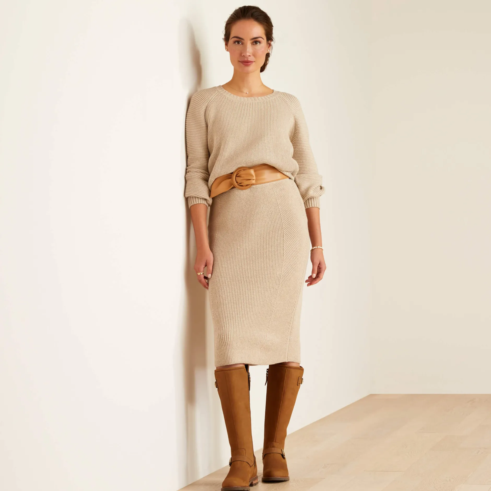 Ariat Sweatshirts & Hoodies|Strickmode & Cardigans*Malvern Sweater OATMEAL HEATHER
